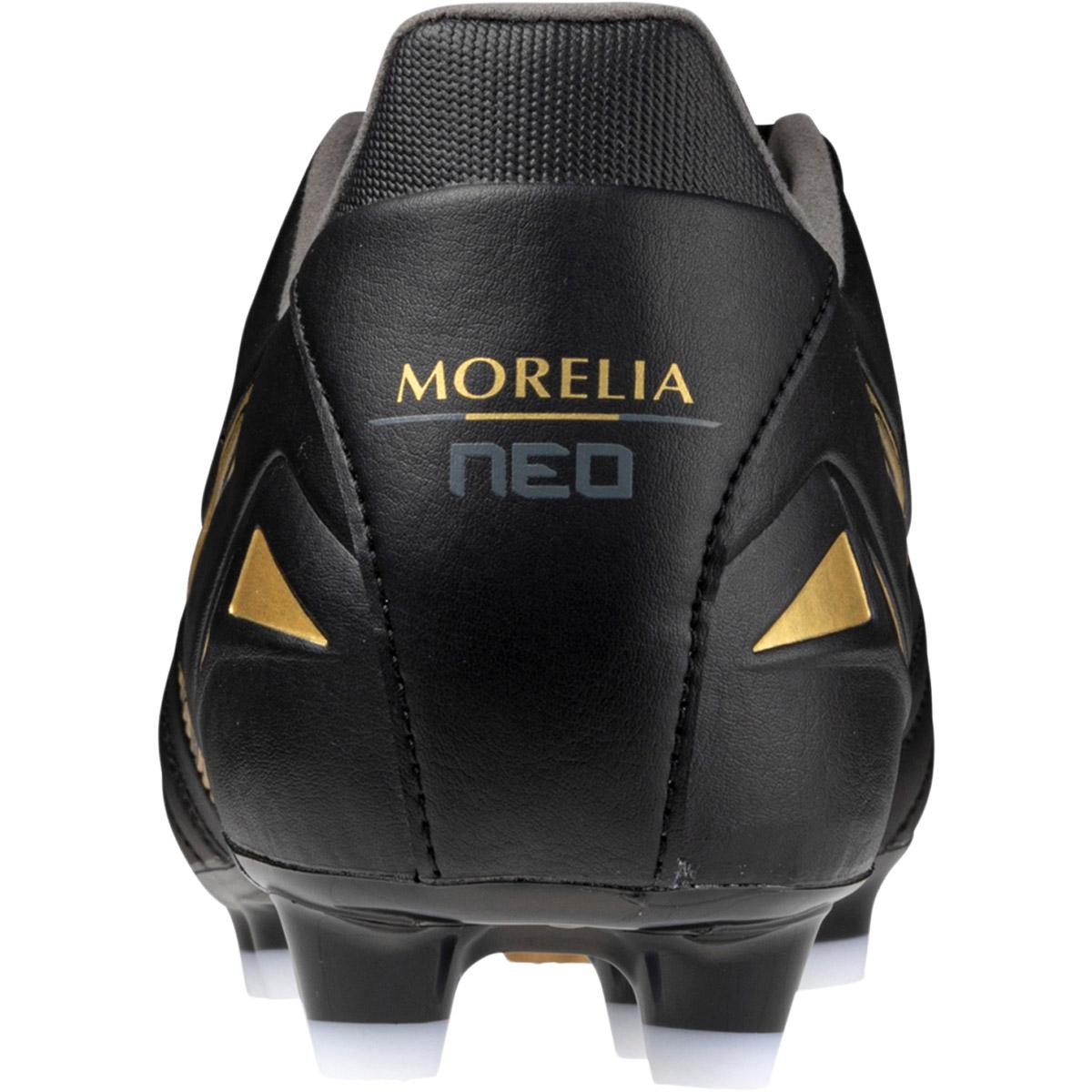 Mizuno Morelia Neo IV Pro FG Fodboldstøvler Black/Gold/Dark Shadow