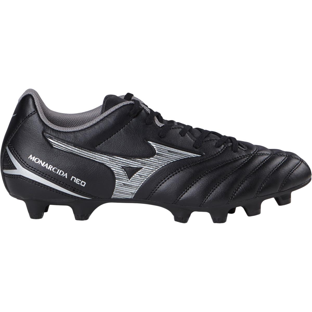 Mizuno Monarcida Neo III Select FG Fodboldstøvler Black/Silver