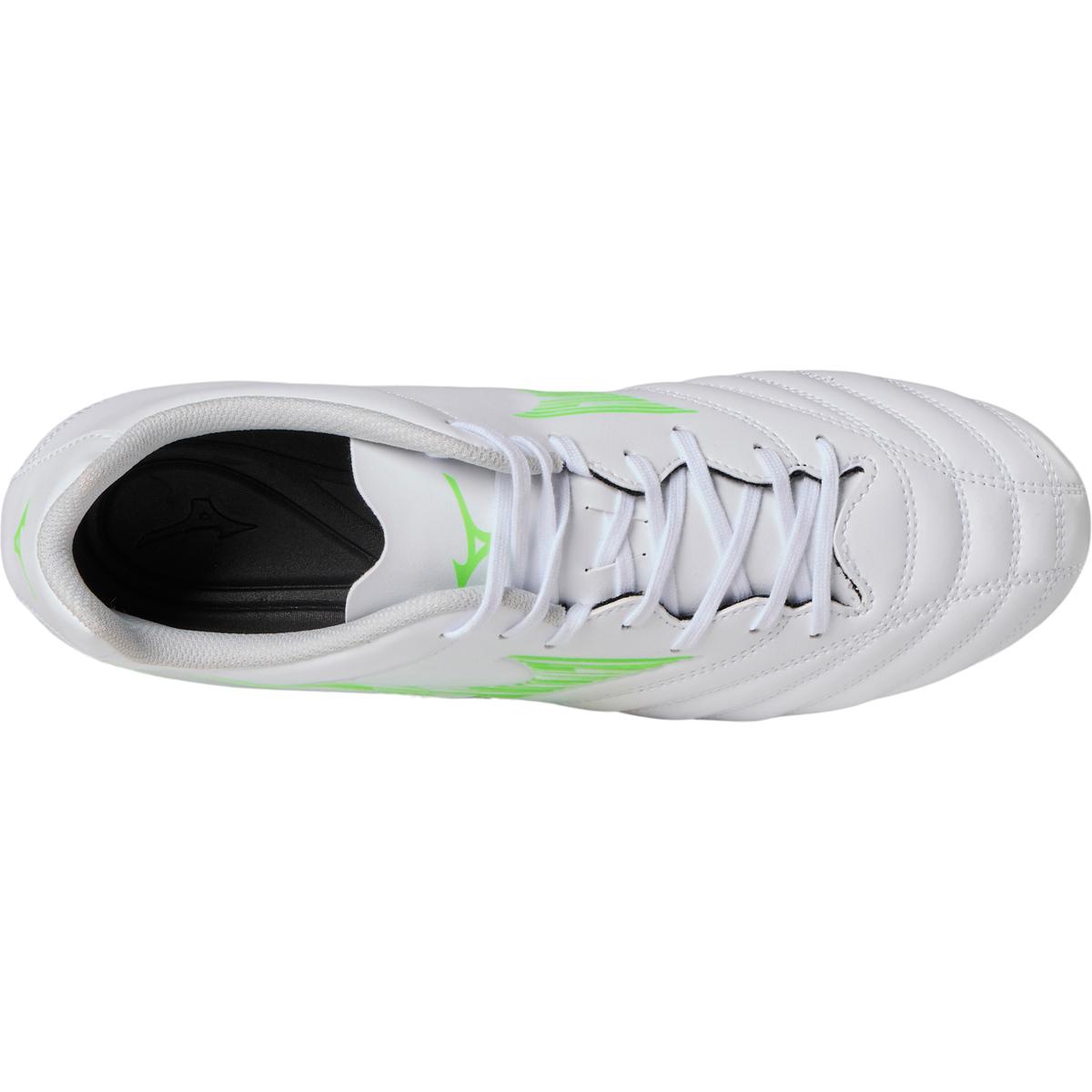 Mizuno Monarcida Neo III Select FG Fodboldstøvler White/Neon Green