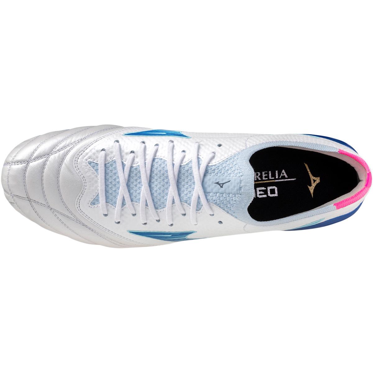 Mizuno Morelia Neo IV Elite AG Fodboldstøvler White/Blue