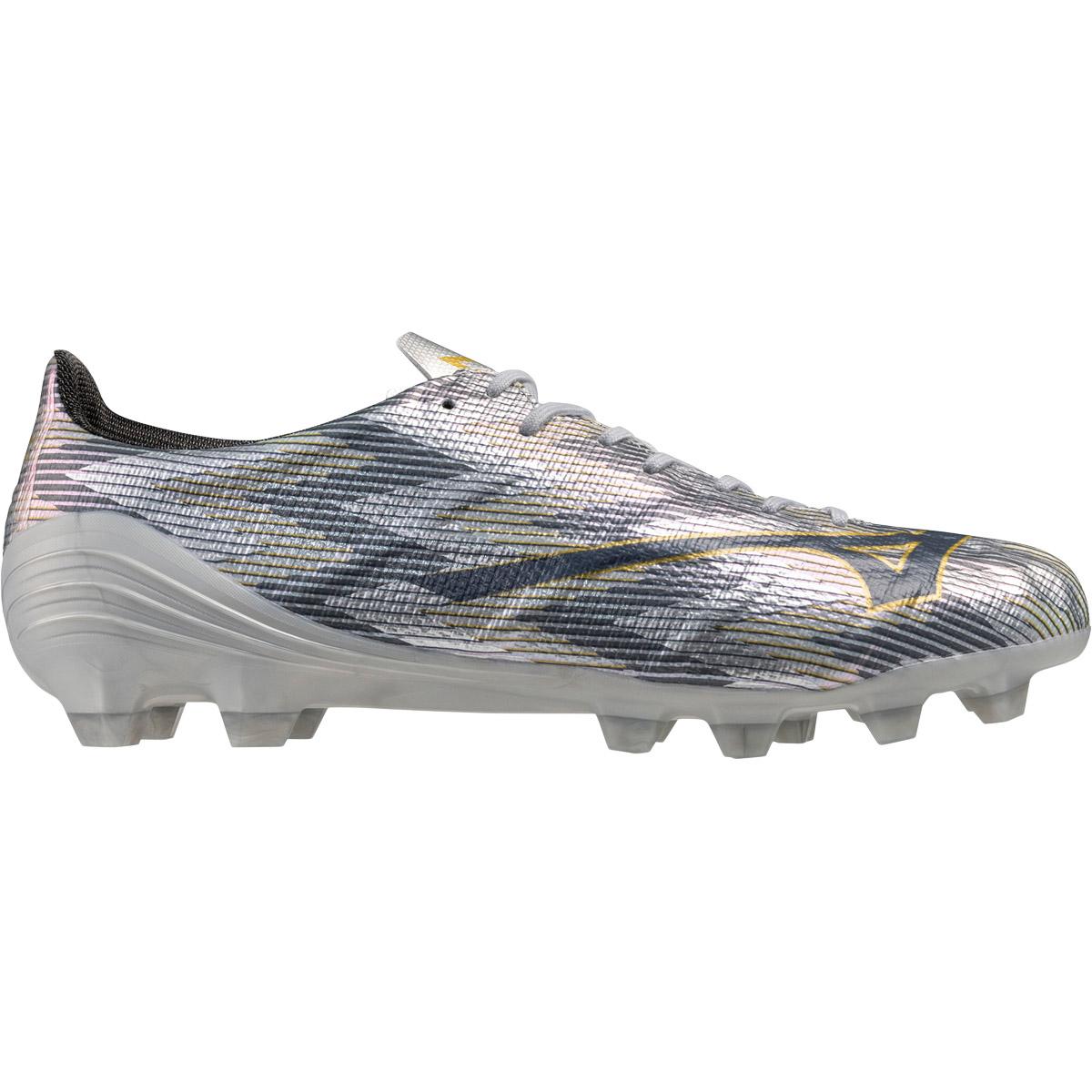 Mizuno Alpha Pro II FG Fodboldstøvler Galaxy Silver/8605 C/Gold