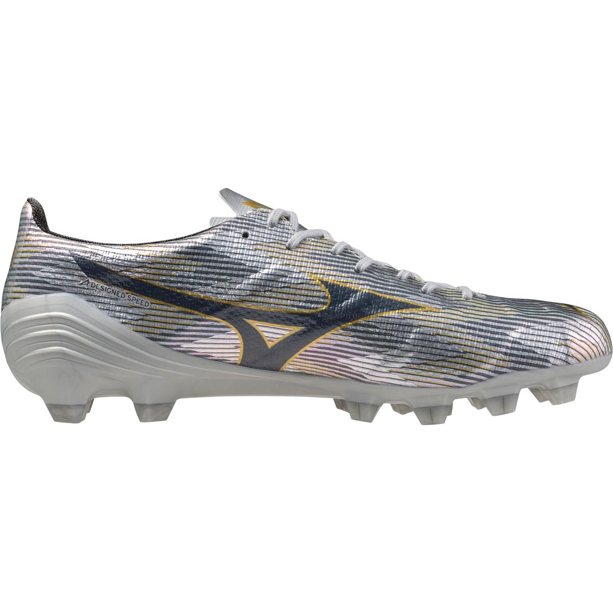Mizuno Alpha Pro II FG Fodboldstøvler Galaxy Silver/8605 C/Gold