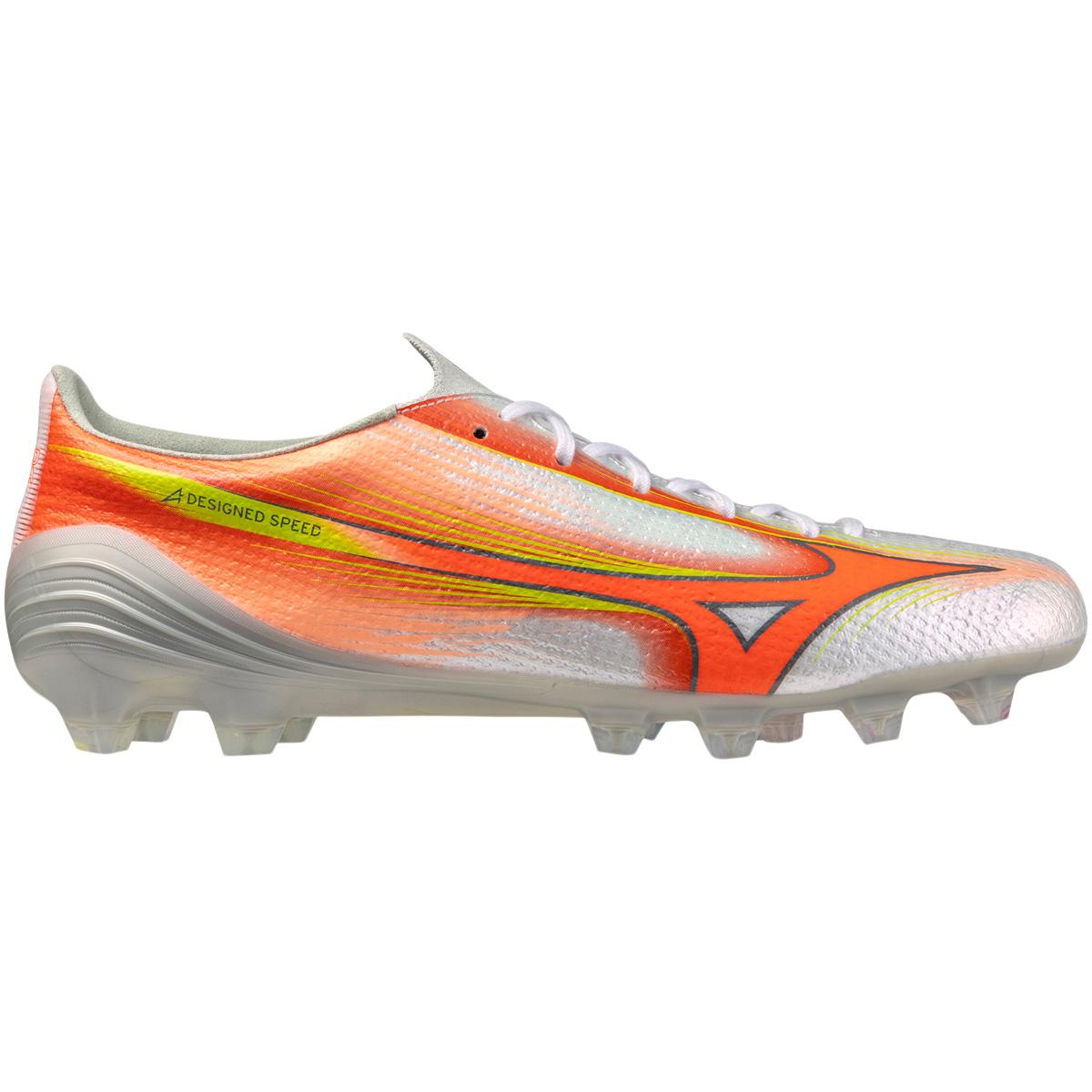 Mizuno Alpha Elite III FG Fodboldstøvler White/Lava Orange/Evening Prim