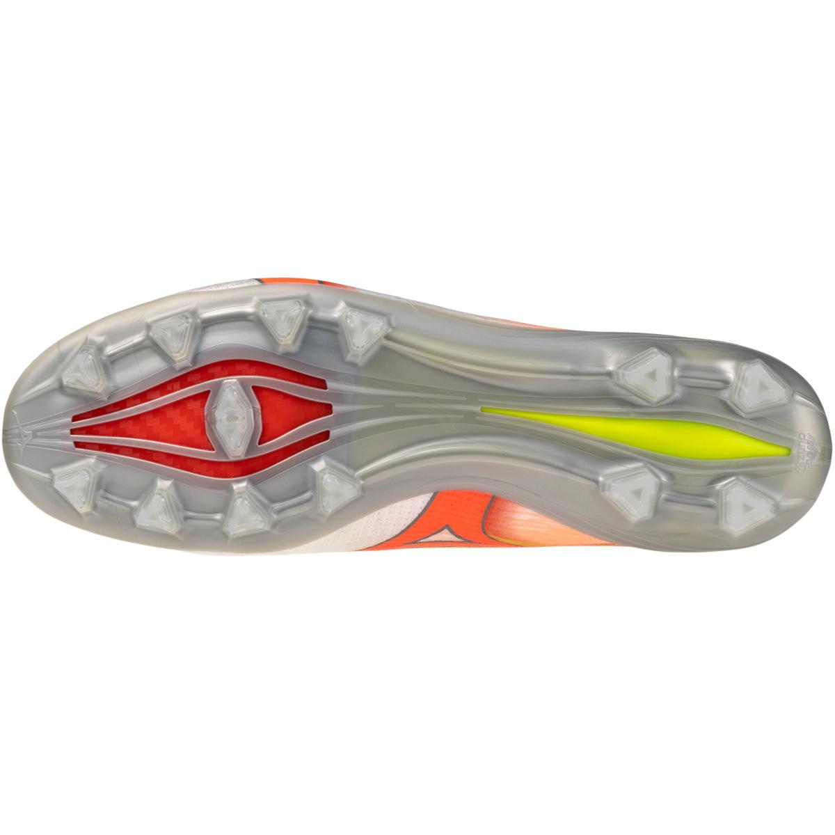 Mizuno Alpha Elite III FG Fodboldstøvler White/Lava Orange/Evening Prim