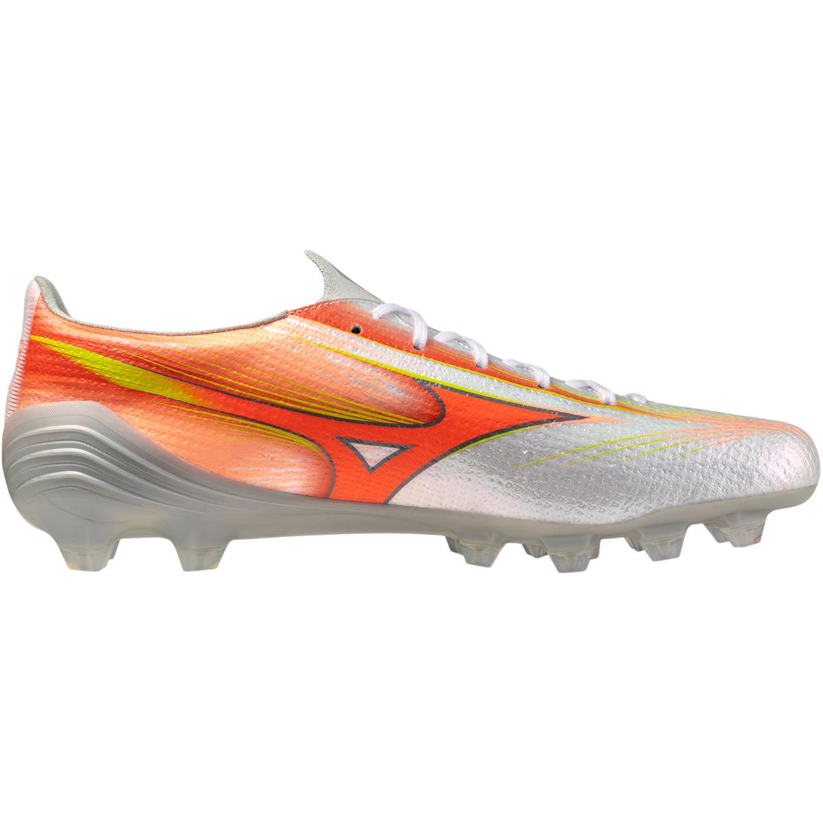 Mizuno Alpha Elite III FG Fodboldstøvler White/Lava Orange/Evening Prim