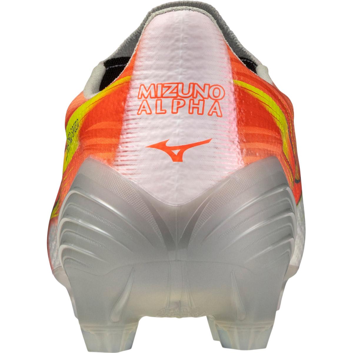 Mizuno Alpha Elite III FG Fodboldstøvler White/Lava Orange/Evening Prim