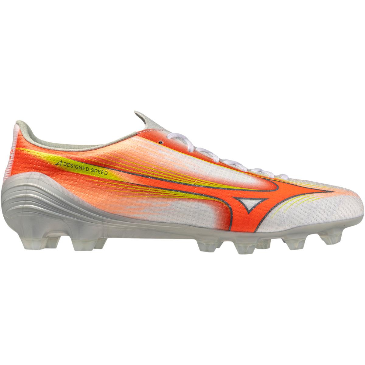 Mizuno Alpha Pro III FG Fodboldstøvler White/Lava Orange/Evening Prim