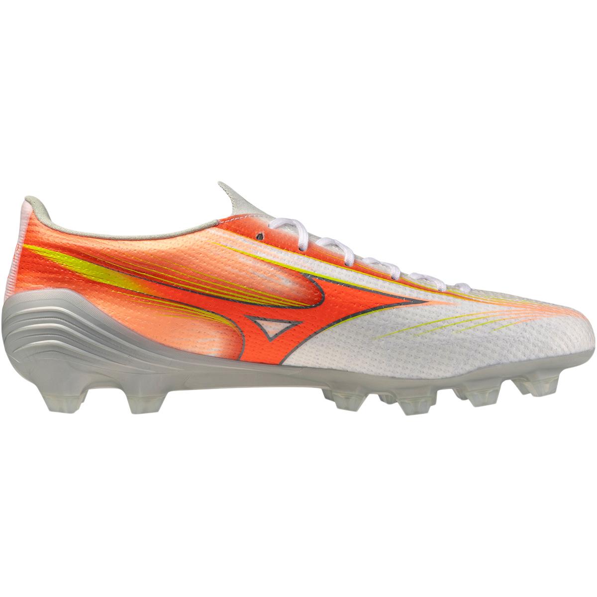 Mizuno Alpha Pro III FG Fodboldstøvler White/Lava Orange/Evening Prim