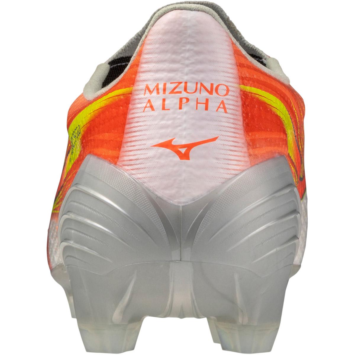Mizuno Alpha Pro III FG Fodboldstøvler White/Lava Orange/Evening Prim