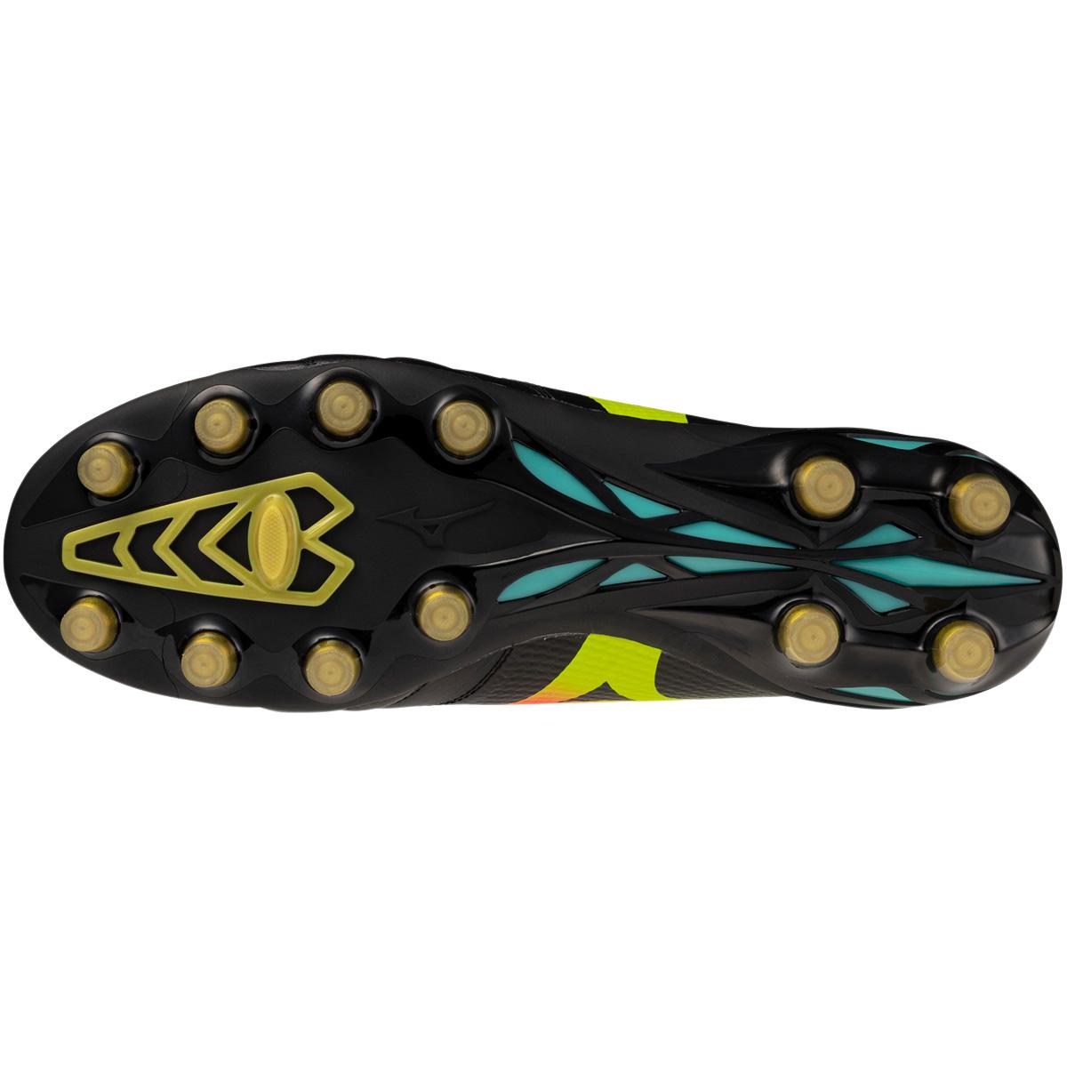 Mizuno Morelia Neo V Pro FG Fodboldstøvler Black/Lava Orange/Arcadia