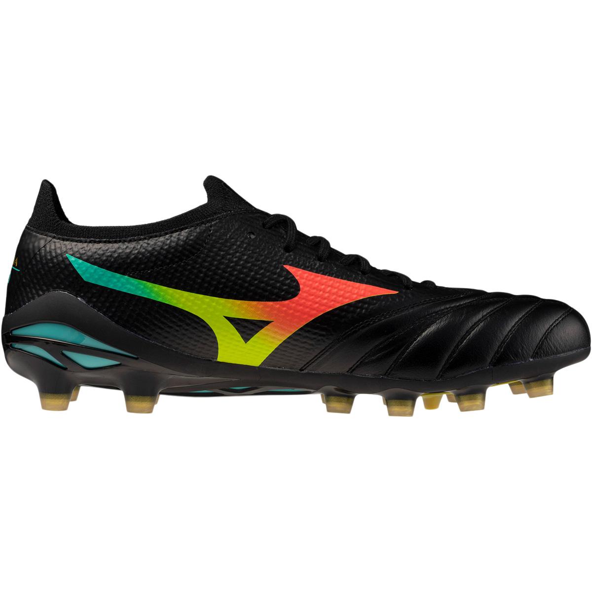 Mizuno Morelia Neo V Pro FG Fodboldstøvler Black/Lava Orange/Arcadia