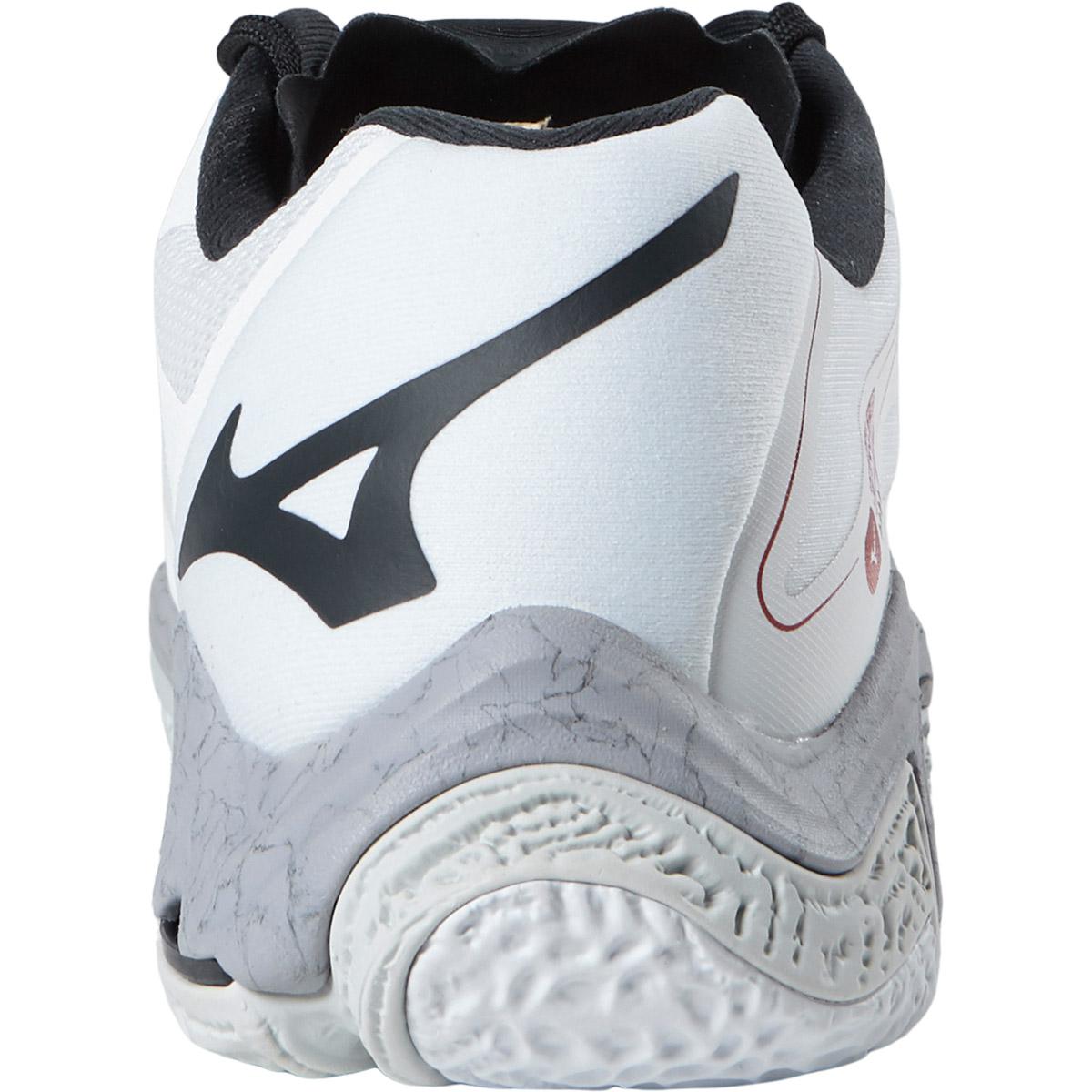Mizuno Wave Lightning Z8 Håndballsko Herre White/Salsa/Black