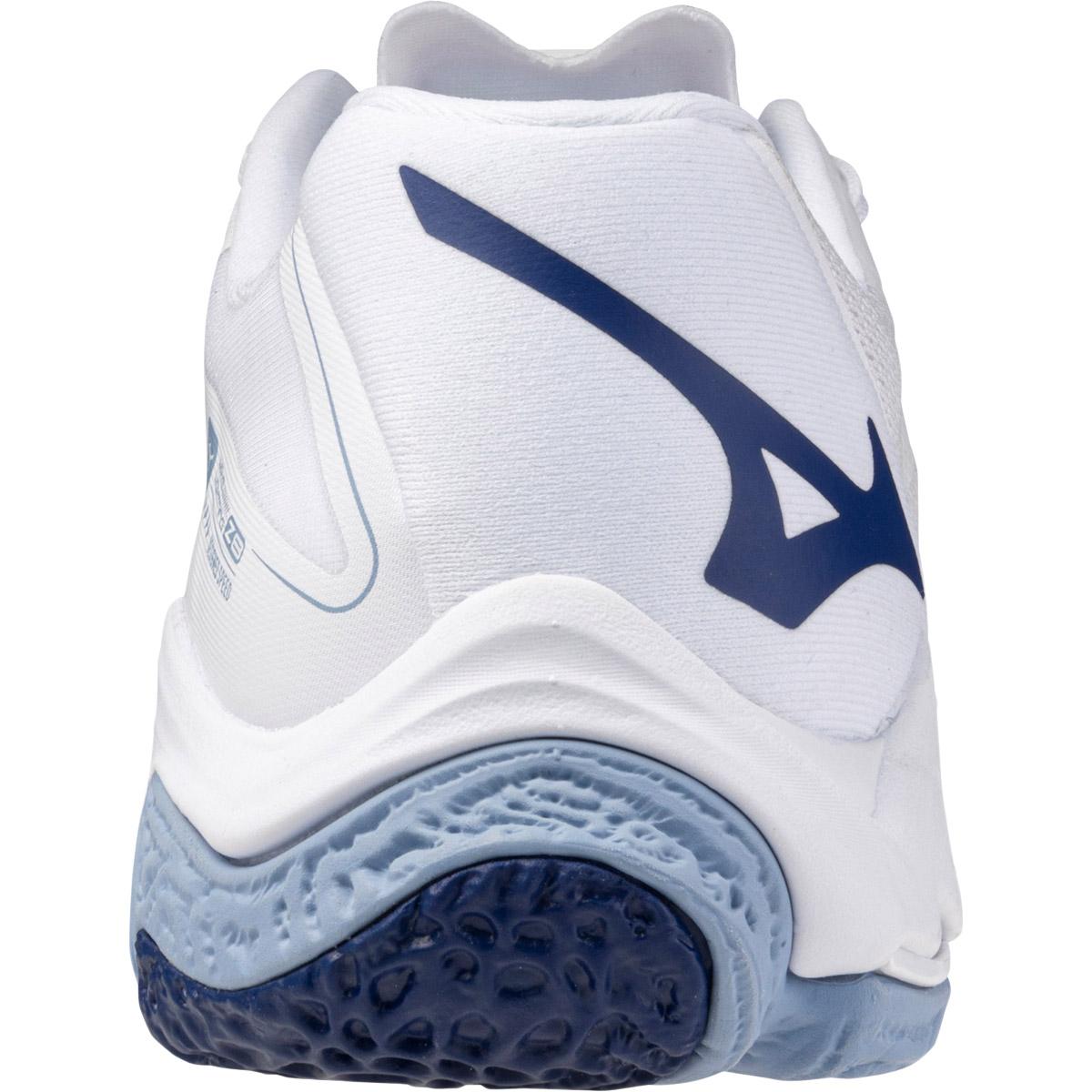 Mizuno Wave Lightning Z8 Håndballsko Herre White/Bellwether Blue/Bel Air