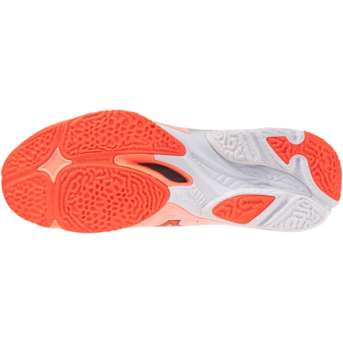 Mizuno Wave Lightning Elite Håndboldsko Unisex Flamingo Coral/Lava Orange/Whi