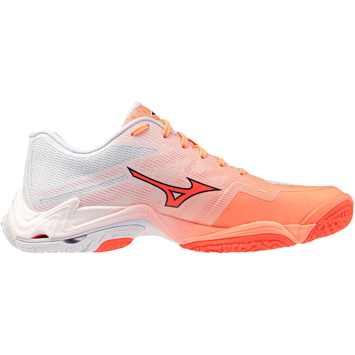 Mizuno Wave Lightning Elite Håndboldsko Unisex Flamingo Coral/Lava Orange/Whi