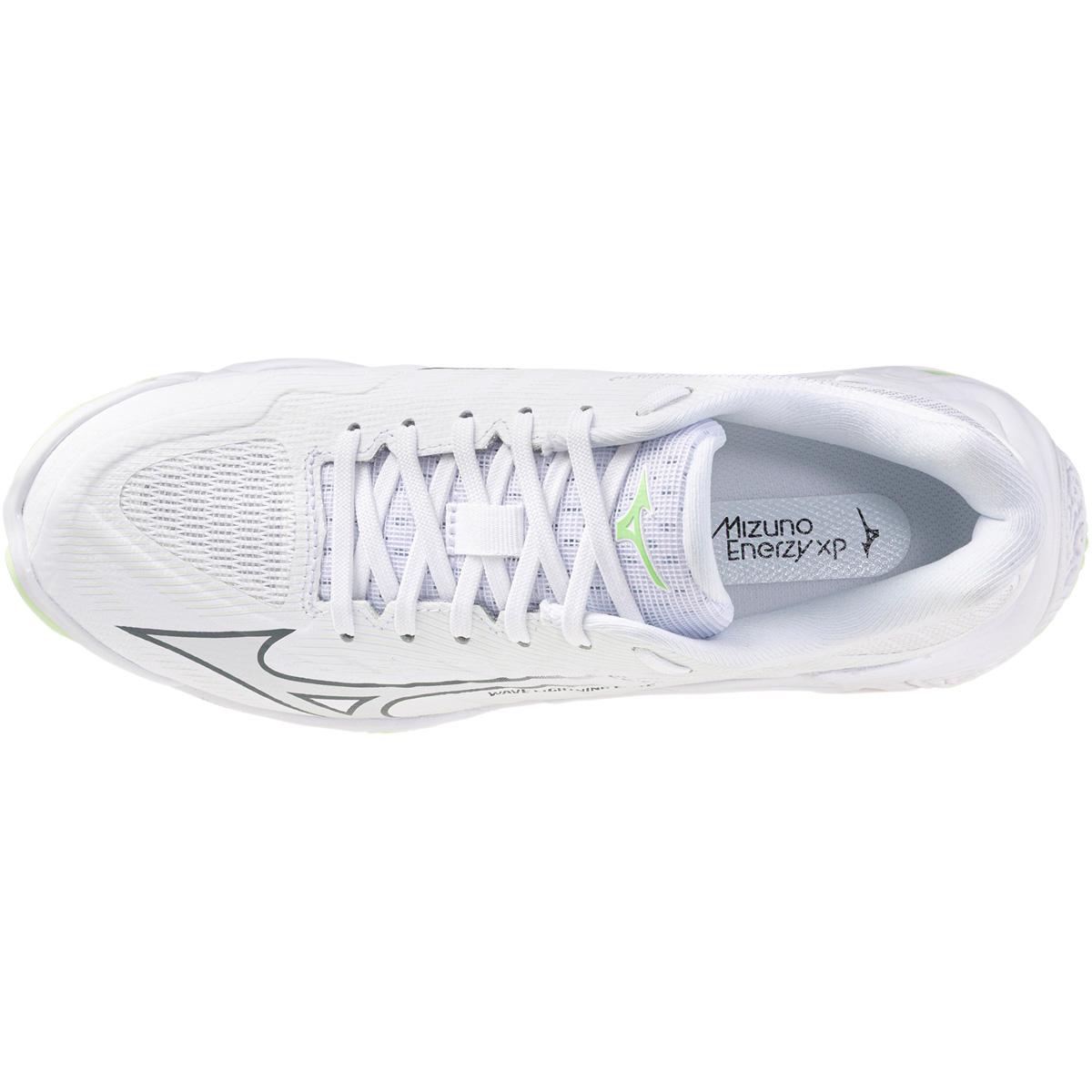Mizuno Wave Lightning Elite Håndboldsko Dame White/Balsam Green/Ambrosia