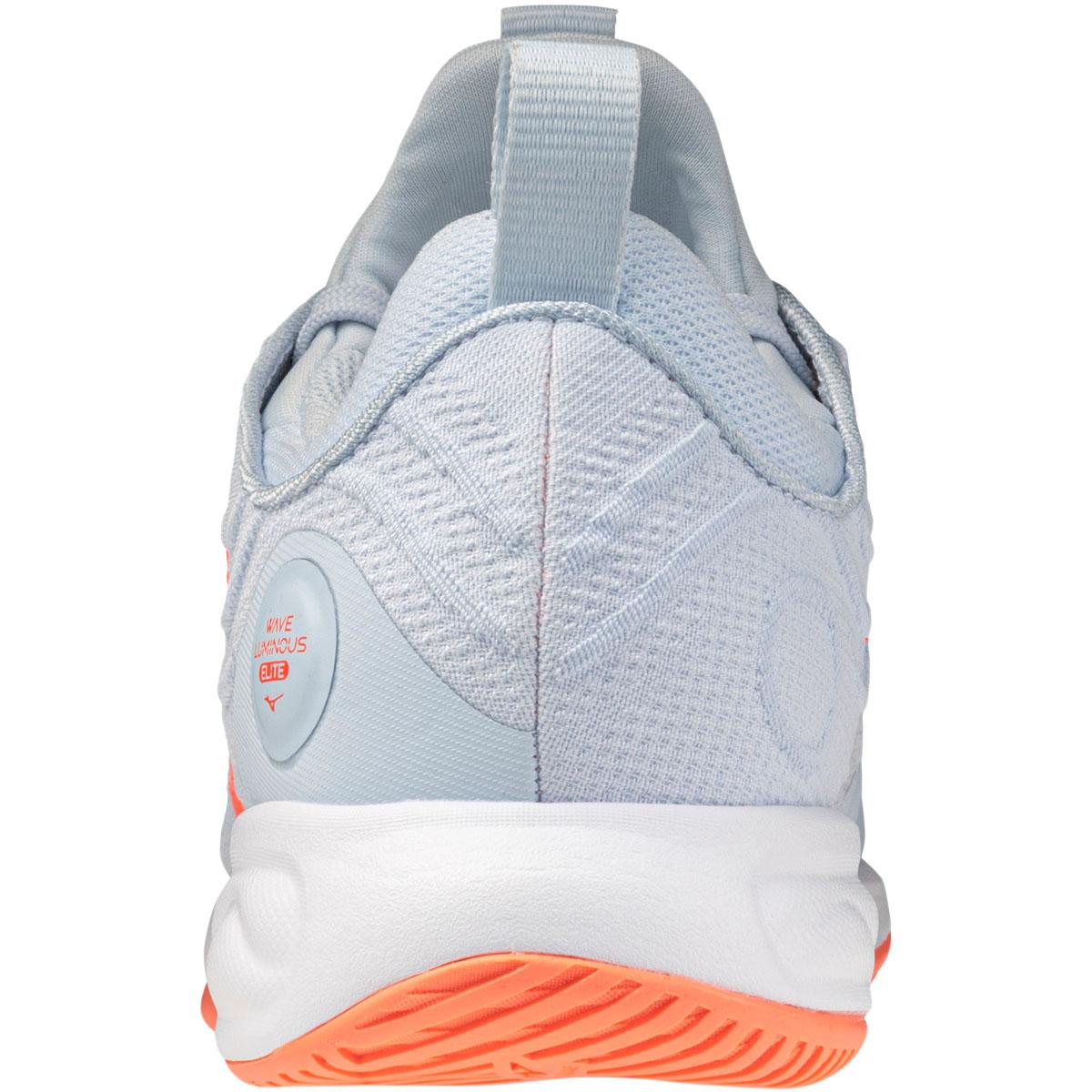 Mizuno Wave Luminous Elite Håndboldsko Dame Blue Finch/Lava Orange/Flaming