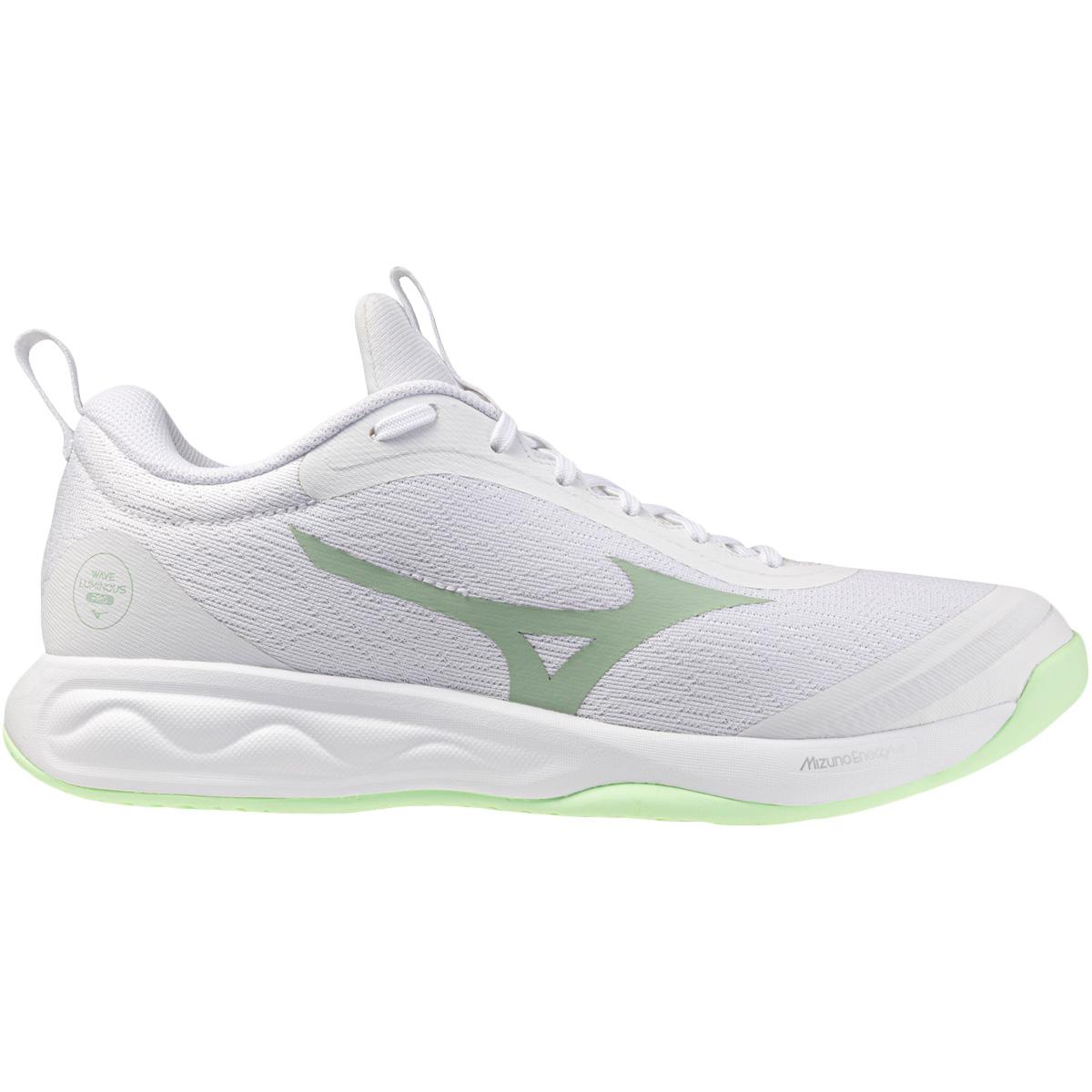 Mizuno Wave Luminous Pro Håndboldsko Dame White/Aqua Gray/Ambrosia