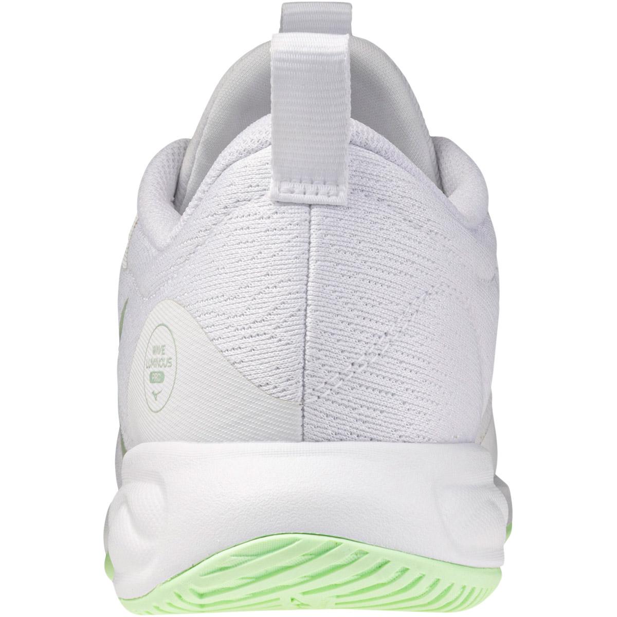 Mizuno Wave Luminous Pro Håndboldsko Dame White/Aqua Gray/Ambrosia