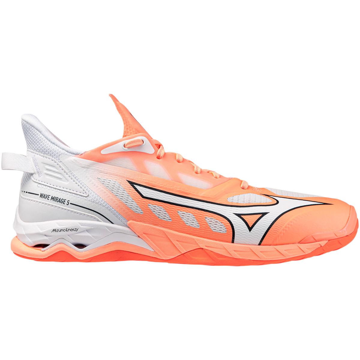 Mizuno Wave Mirage 5 Håndballsko Herre Flamingo Coral/White