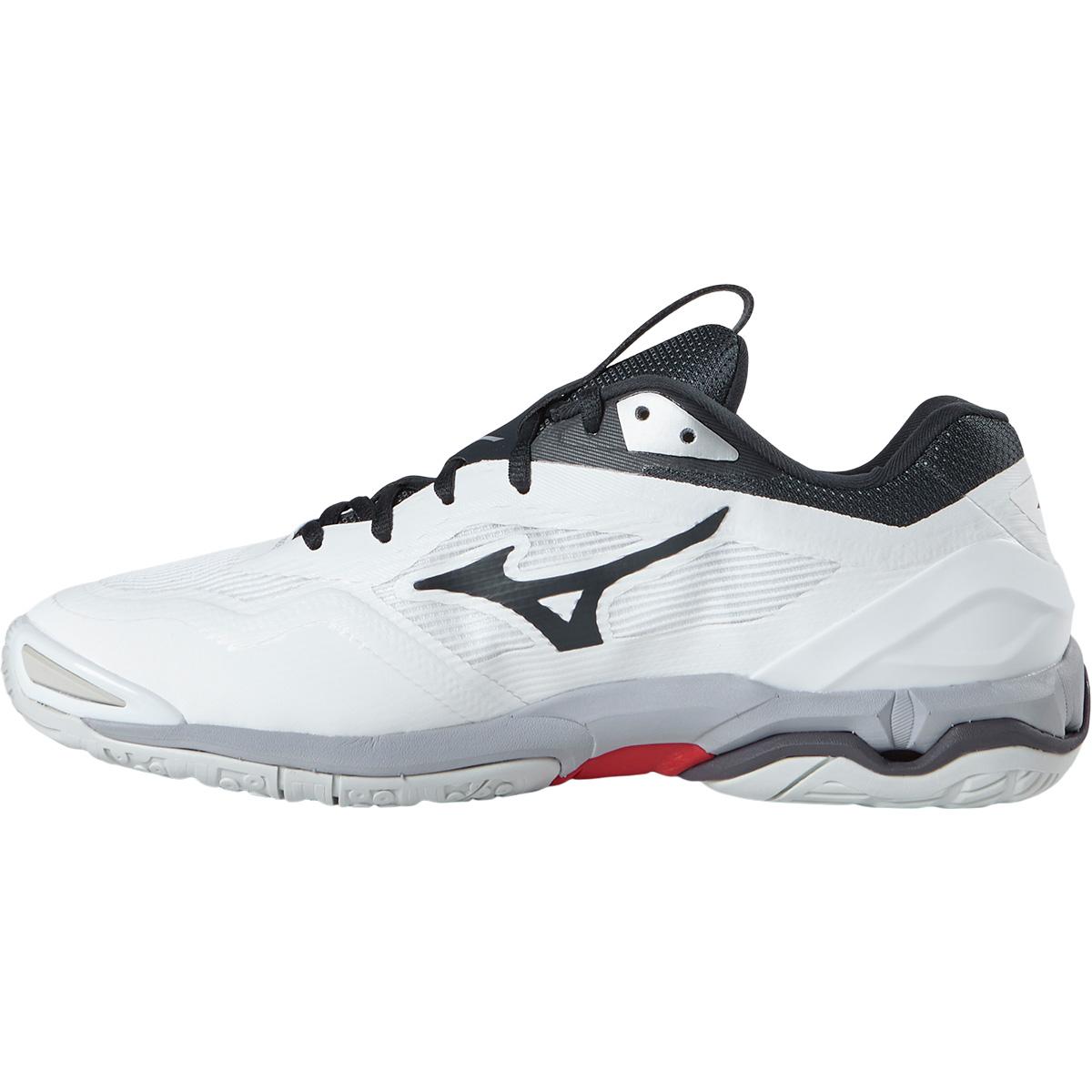 Mizuno Wave Stealth 6 Håndballsko Herre White/Moroccan Blue/Silver