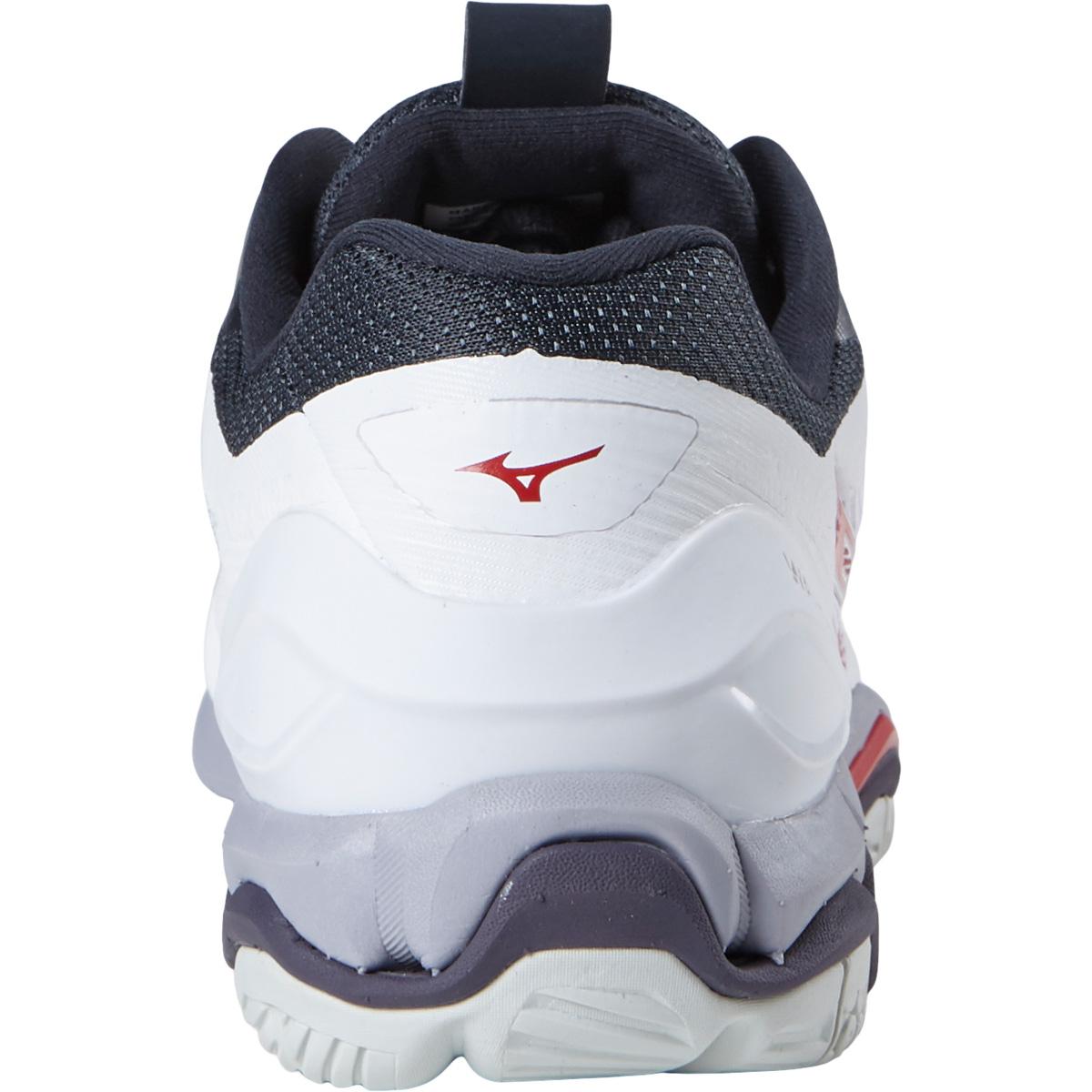 Mizuno Wave Stealth 6 Håndballsko Herre White/Moroccan Blue/Silver