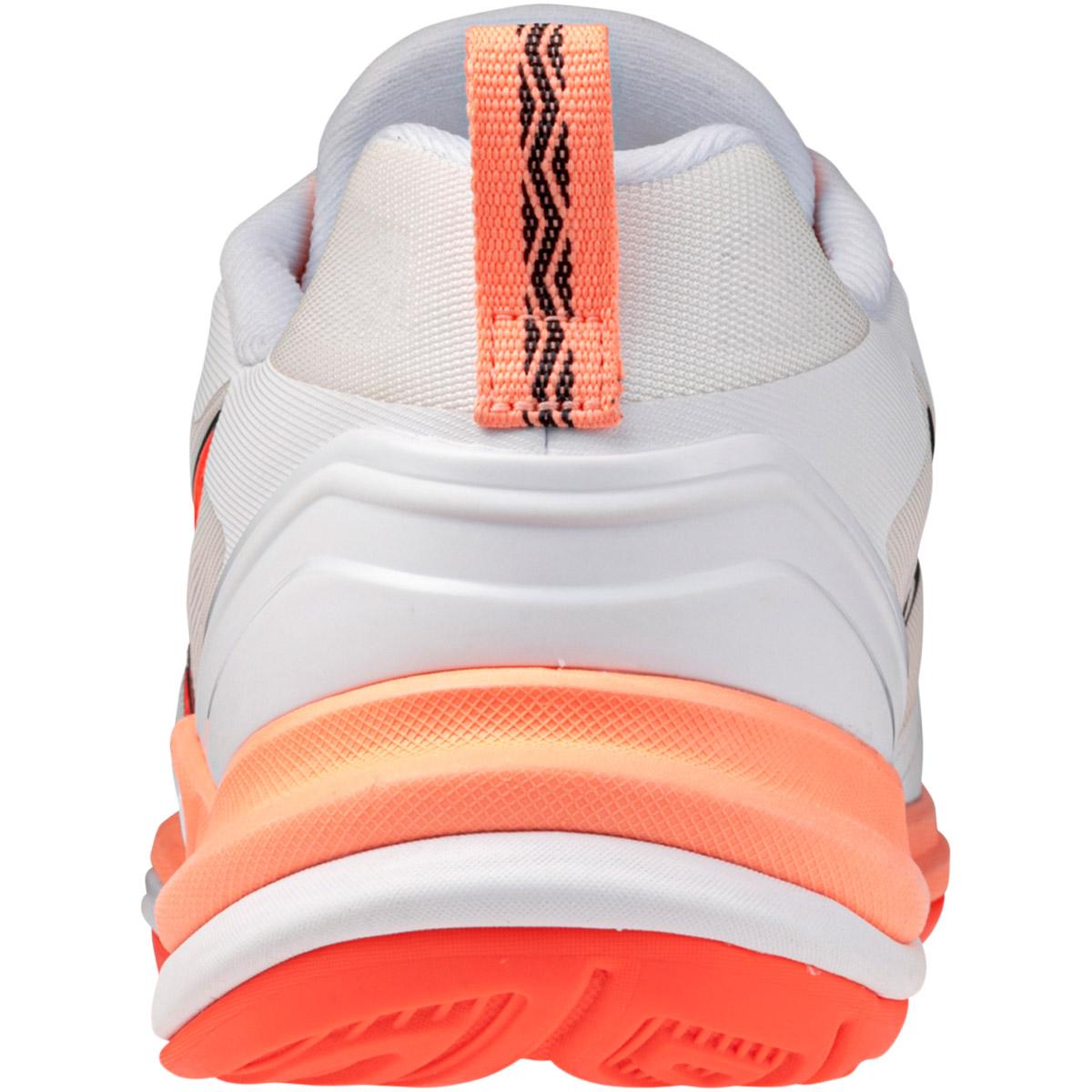 Mizuno Wave Stealth Elite Håndboldsko White/Lava Orange