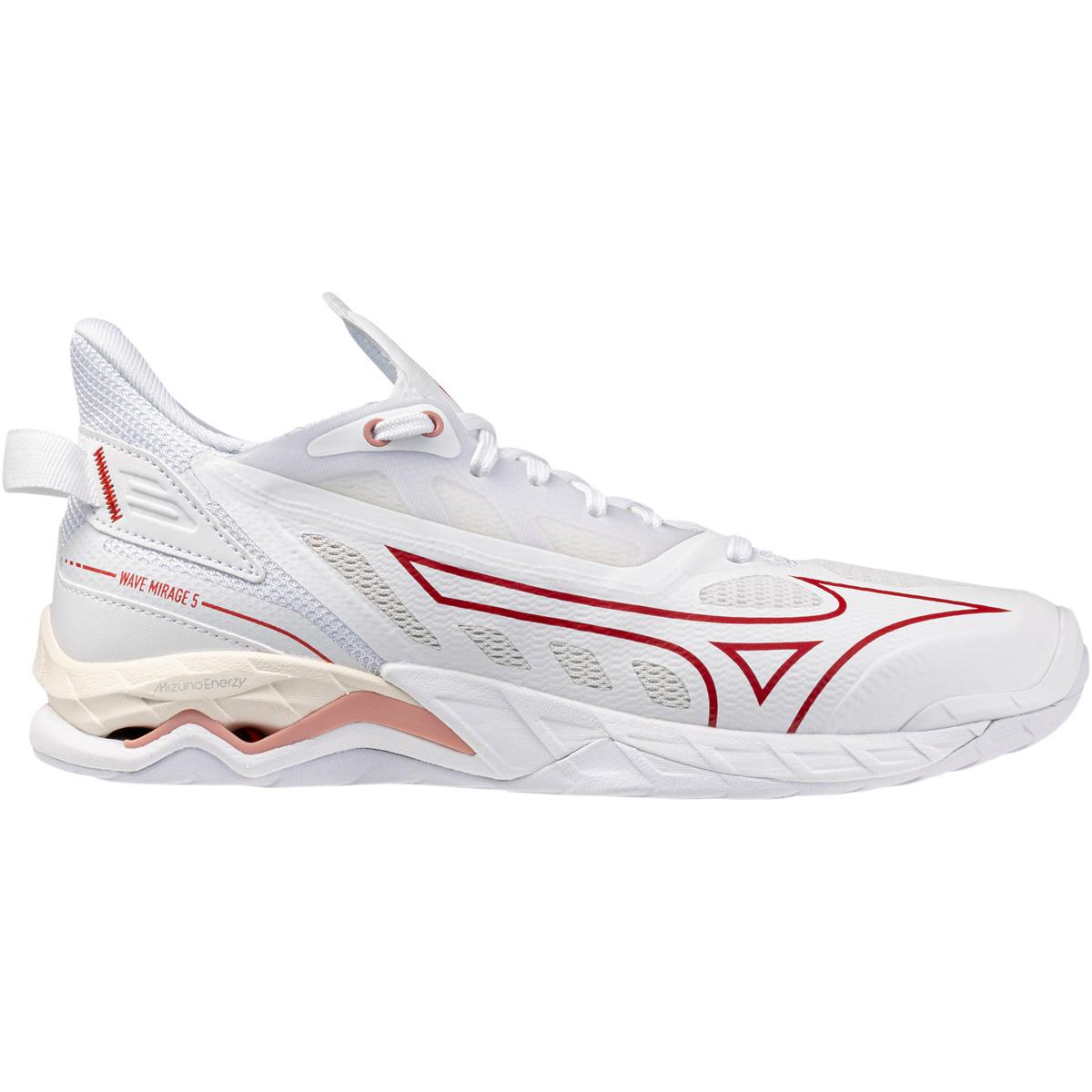 Mizuno Wave Mirage 5 Håndboldsko Dame White/Red