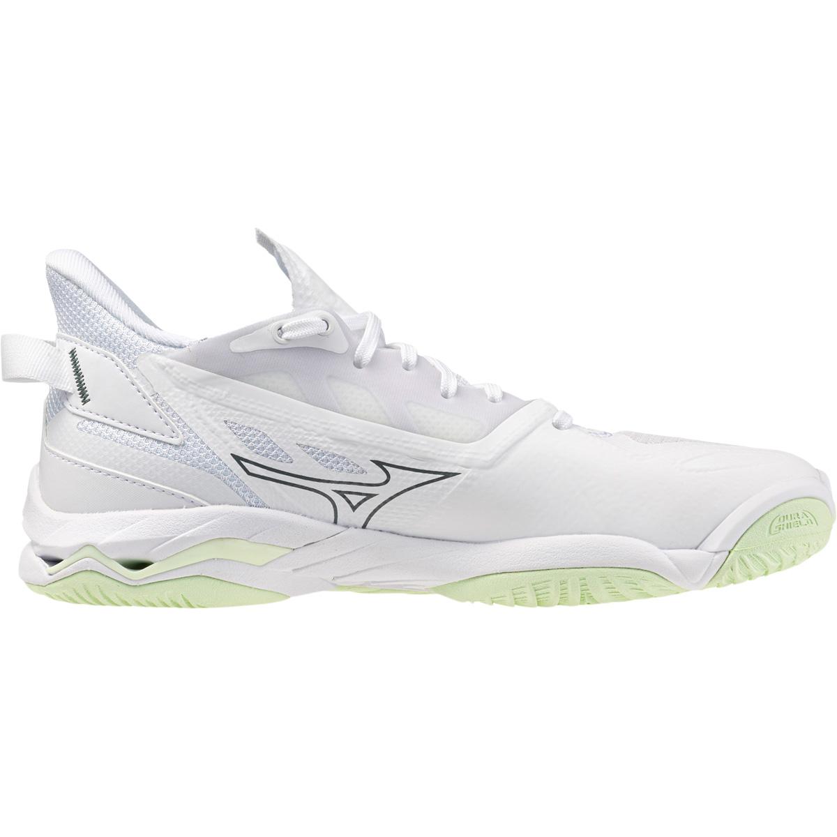 Mizuno Wave Mirage 5 Håndboldsko Dame White/Balsam Green