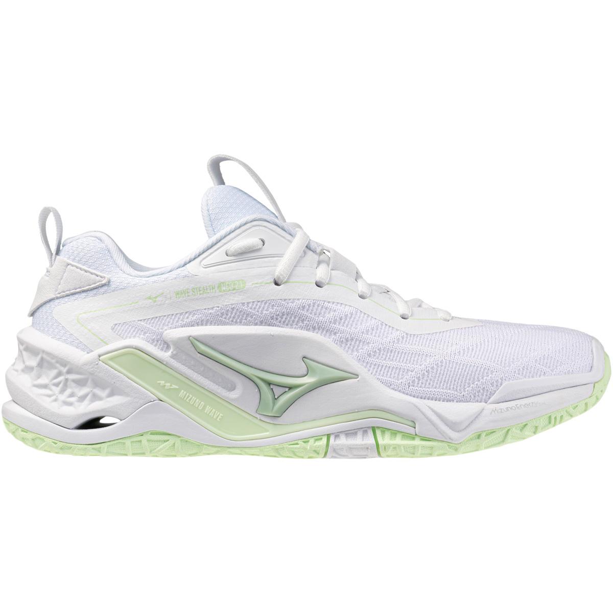 Mizuno Wave Stealth Neo 2.1 Håndboldsko Dame White/Aqua Gray