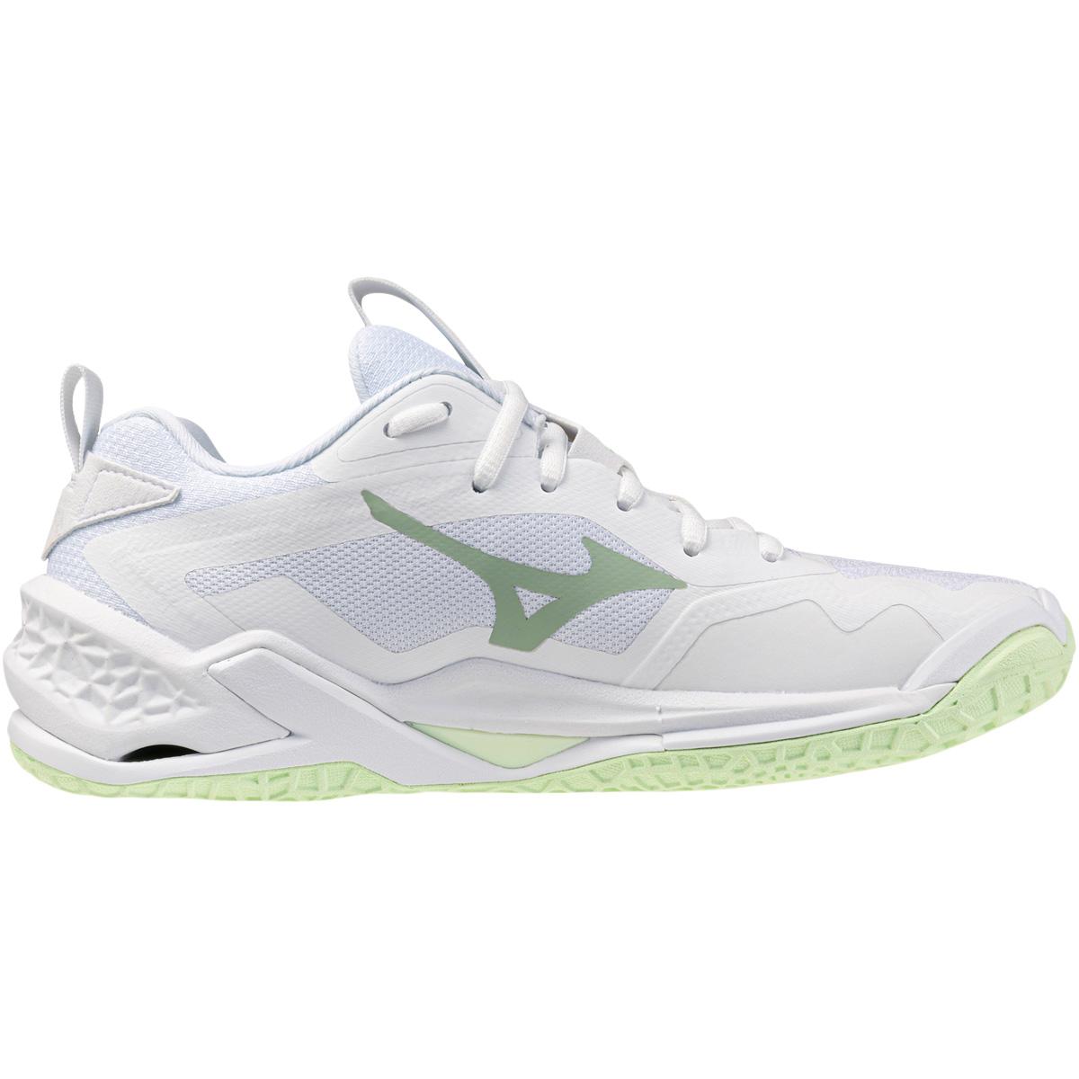 Mizuno Wave Stealth Neo 2.1 Håndboldsko Dame White/Aqua Gray