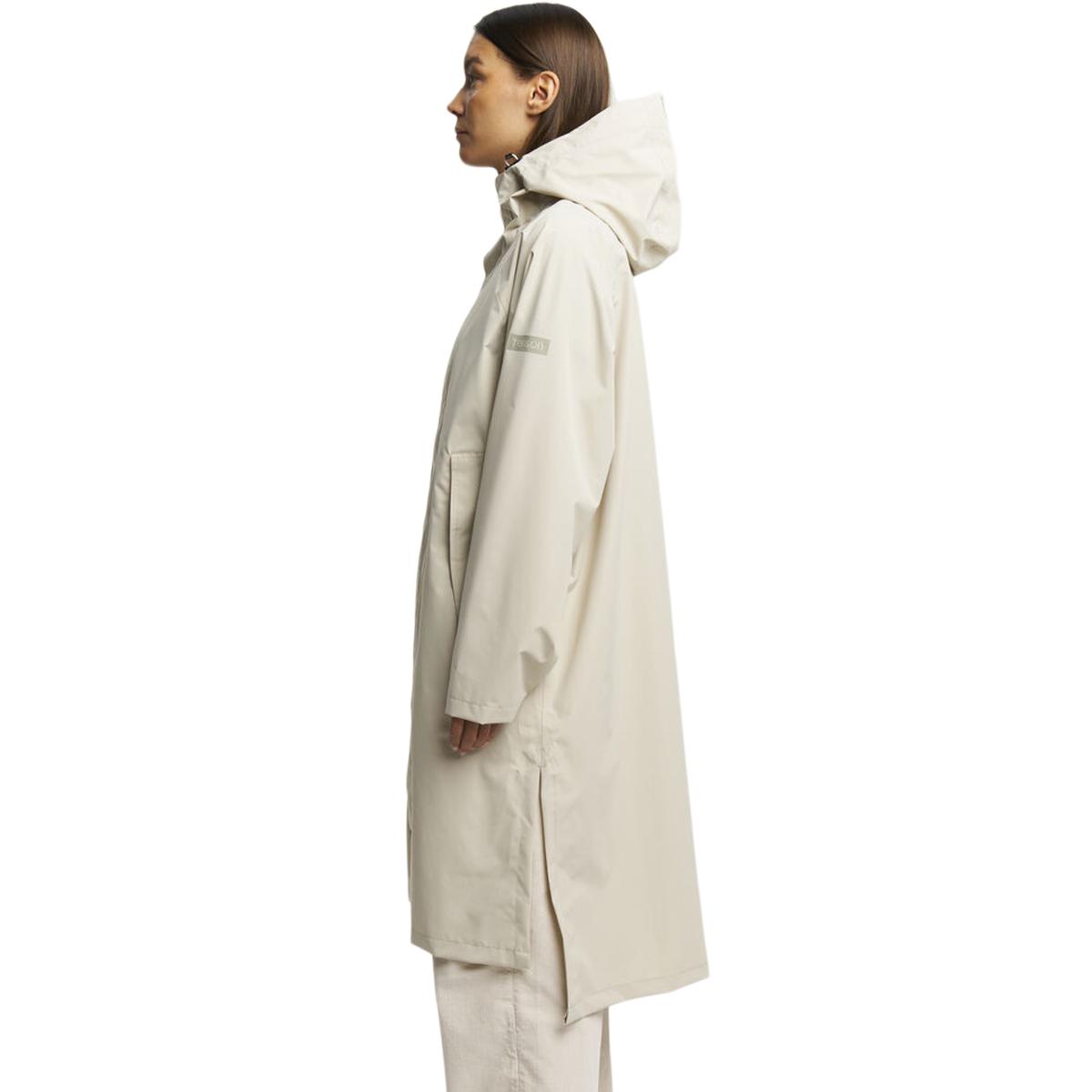 Tenson Drizzle Parka Regnjakke Unisex Light Beige