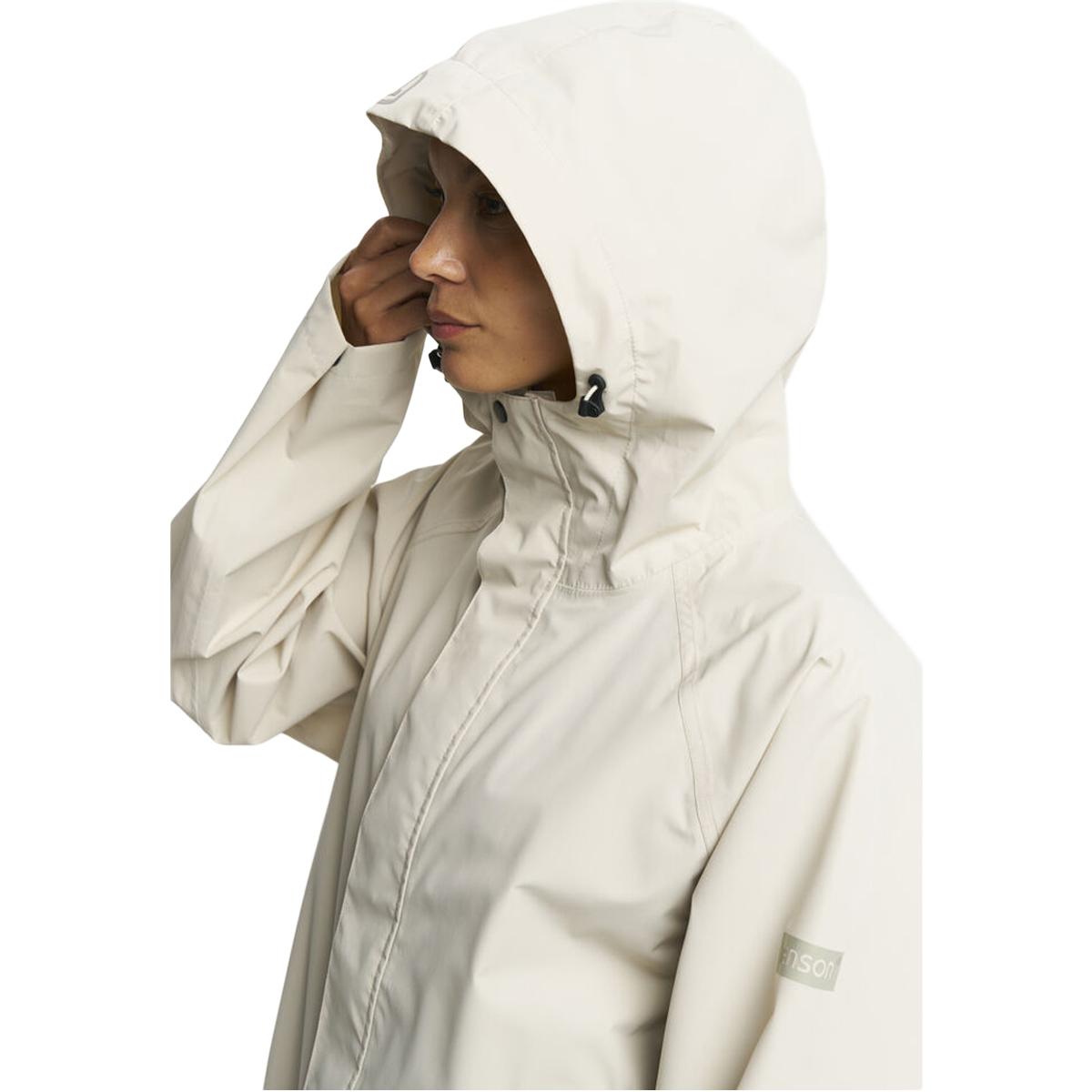 Tenson Drizzle Parka Regnjakke Unisex Light Beige