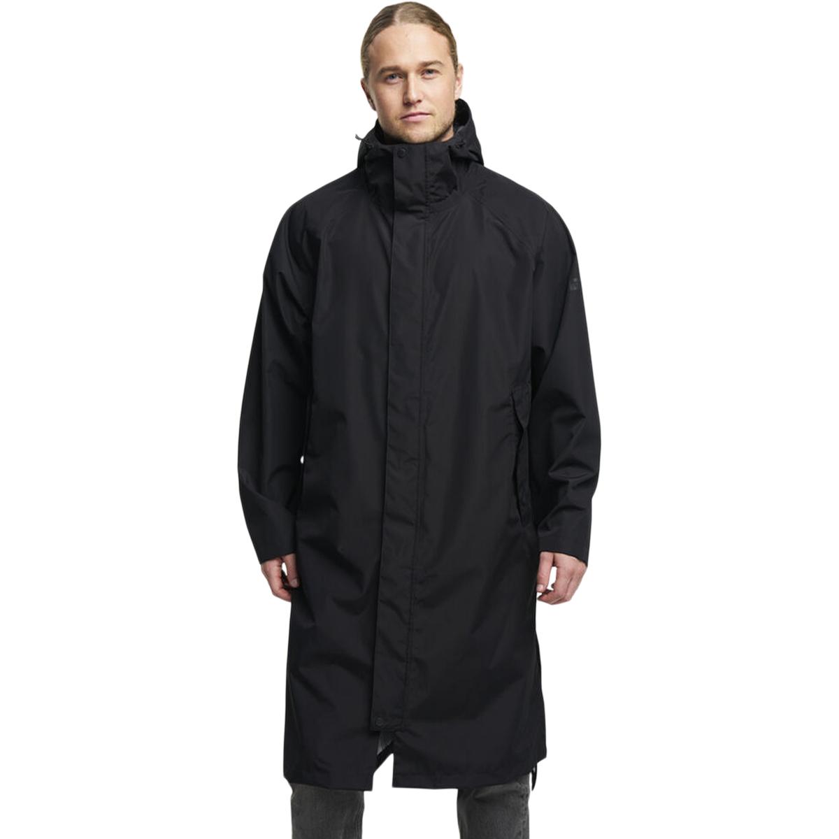 Tenson Drizzle Parka Regnjakke Unisex Black