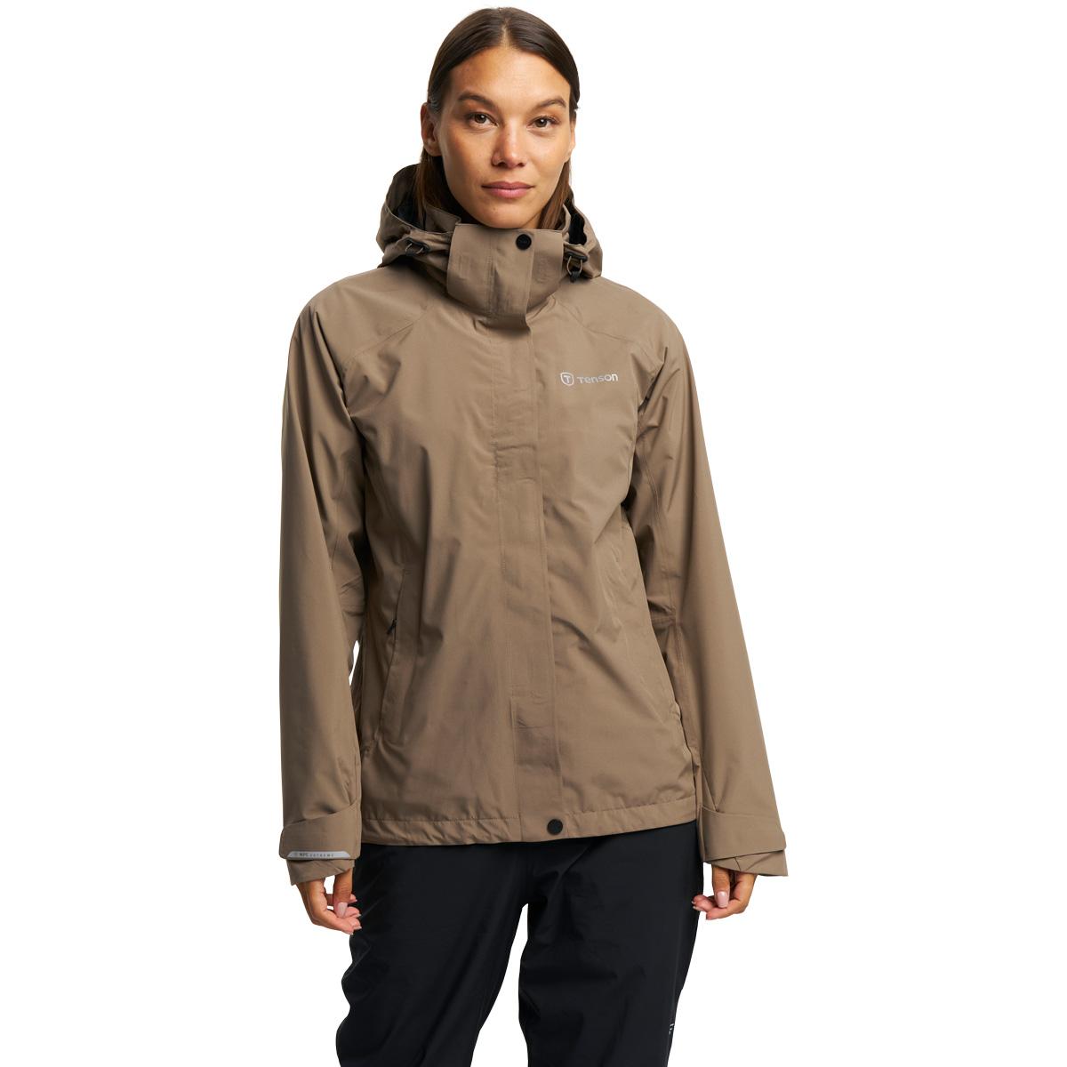 Tenson Biscaya Storm Regnjakke Dame Brown