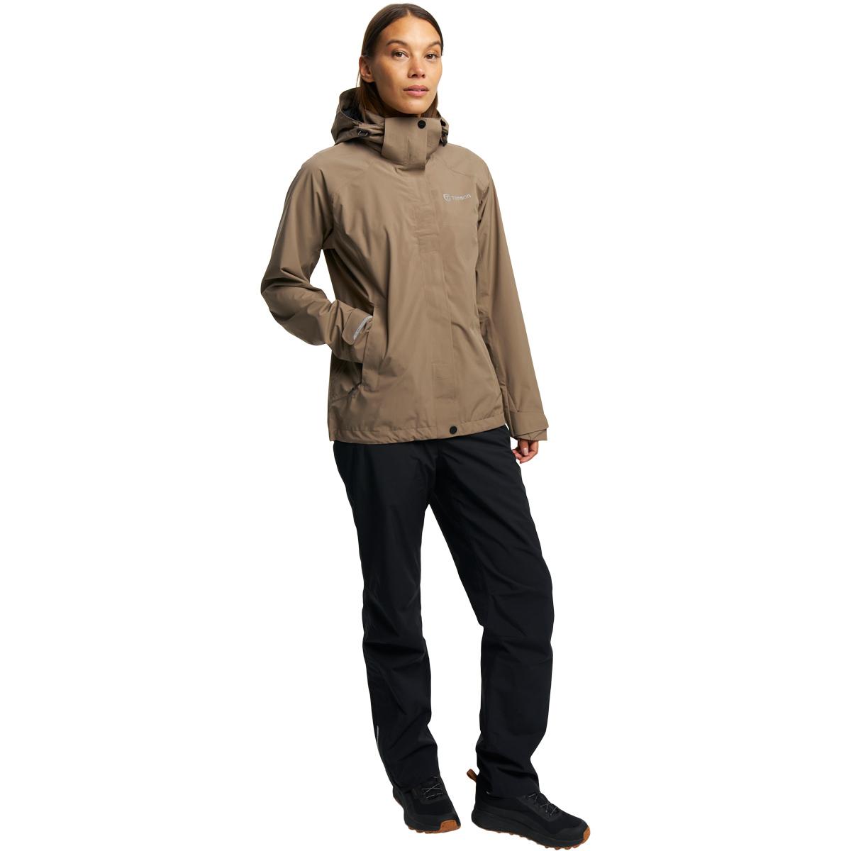 Tenson Biscaya Storm Regnjakke Dame Brown