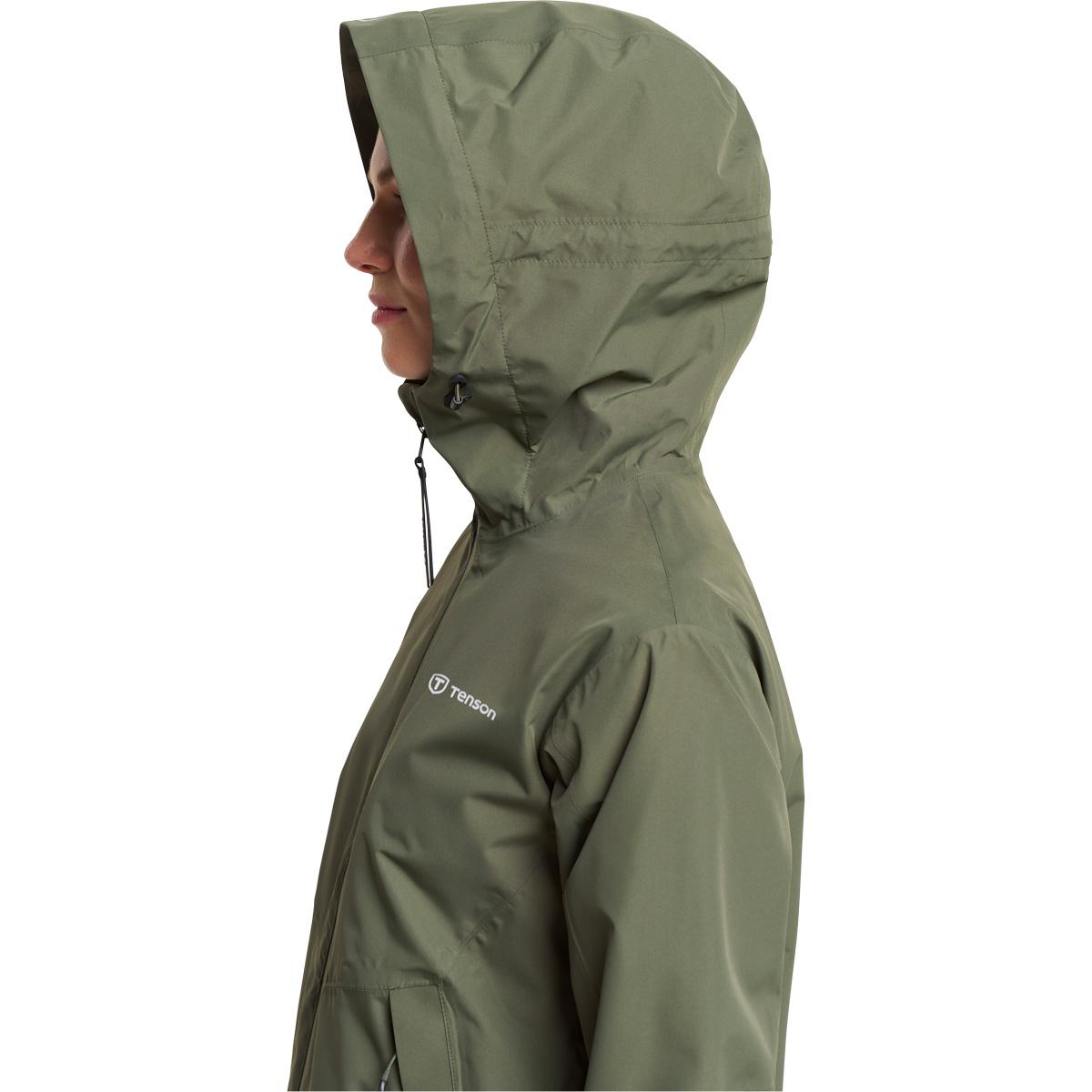 Tenson Winga Regnjakke Dame Green