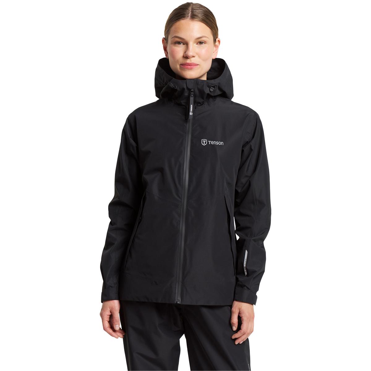 Tenson Winga Regnjakke Dame Black