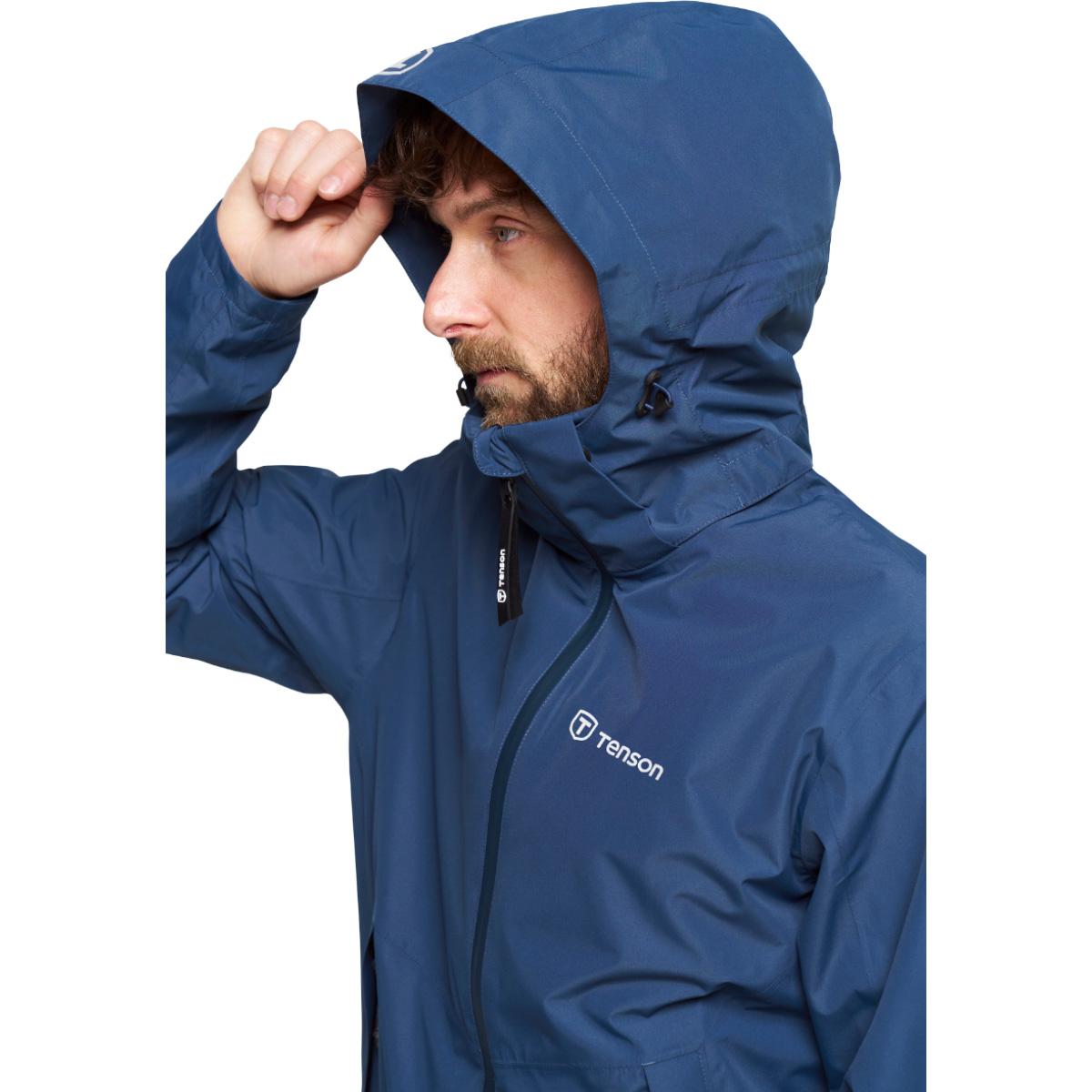 Tenson Winga Regnjakke Herre Blue