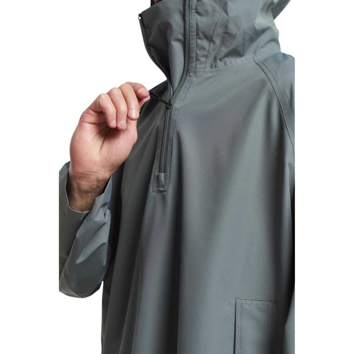 Tenson Drizzle Regnponcho Unisex Grey