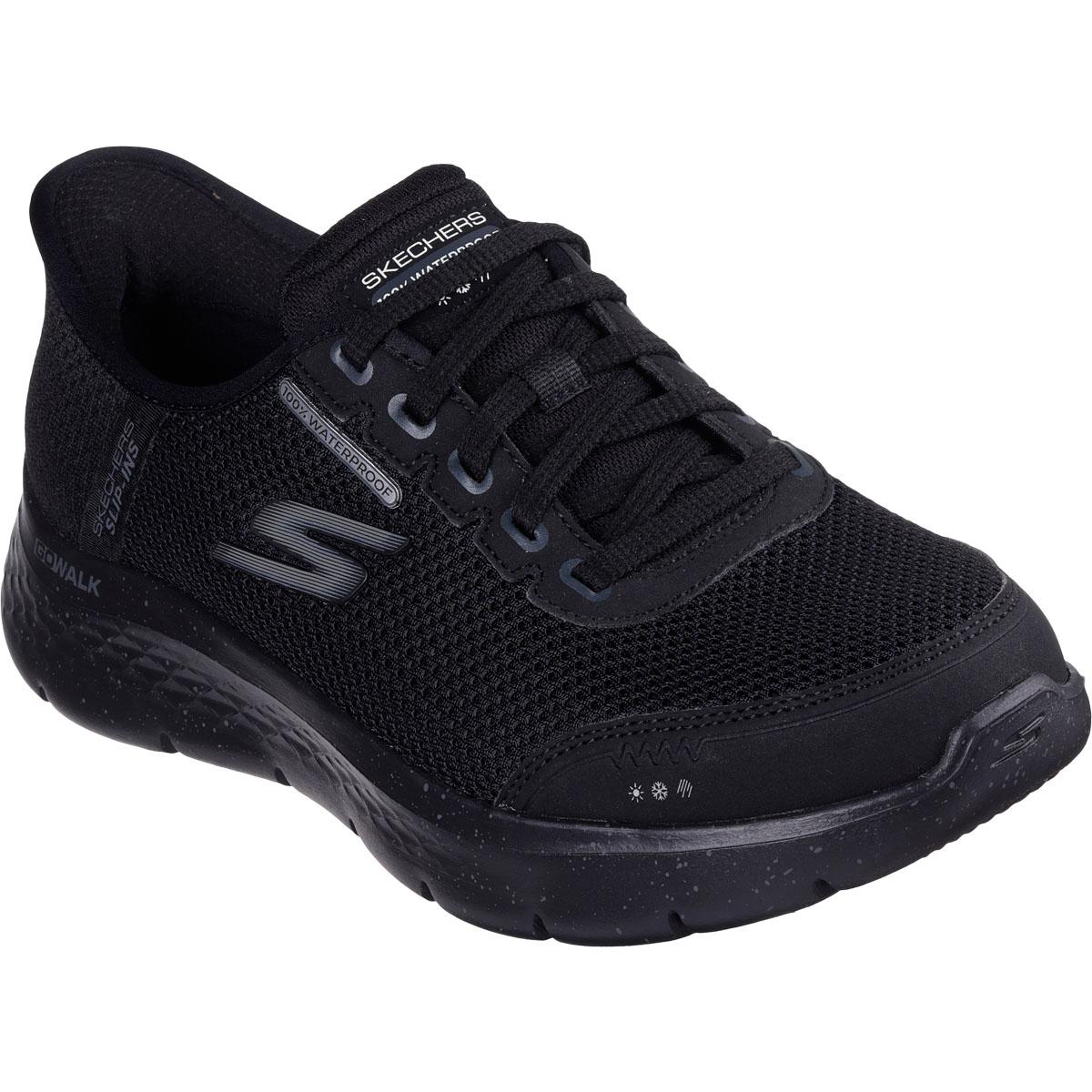 Skechers Go Walk Flex WP Slip-Ins Sneakers Dame Black