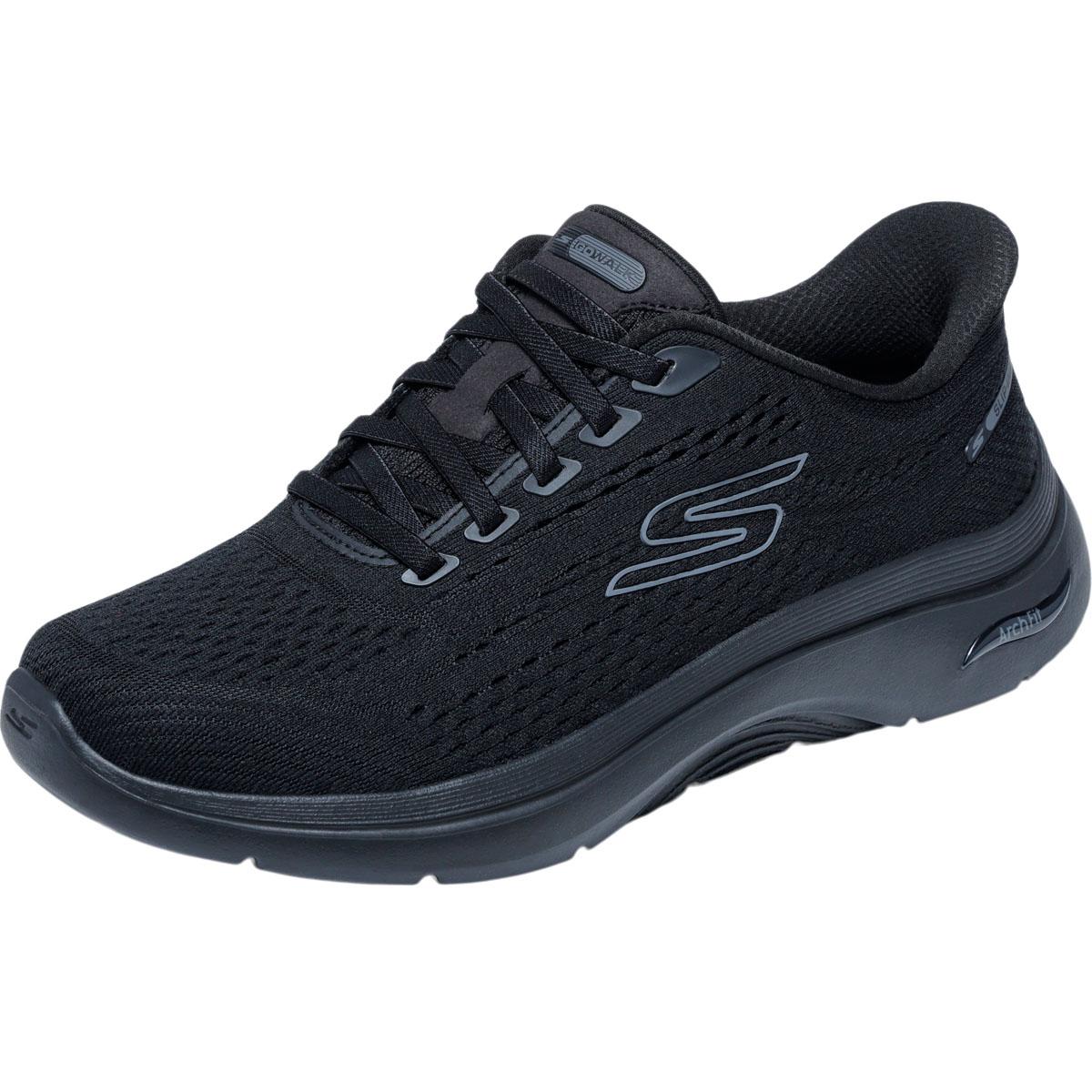 Skechers Go Walk Arch Fit 2.0 Slip-Ins Sneakers Dame BLACK