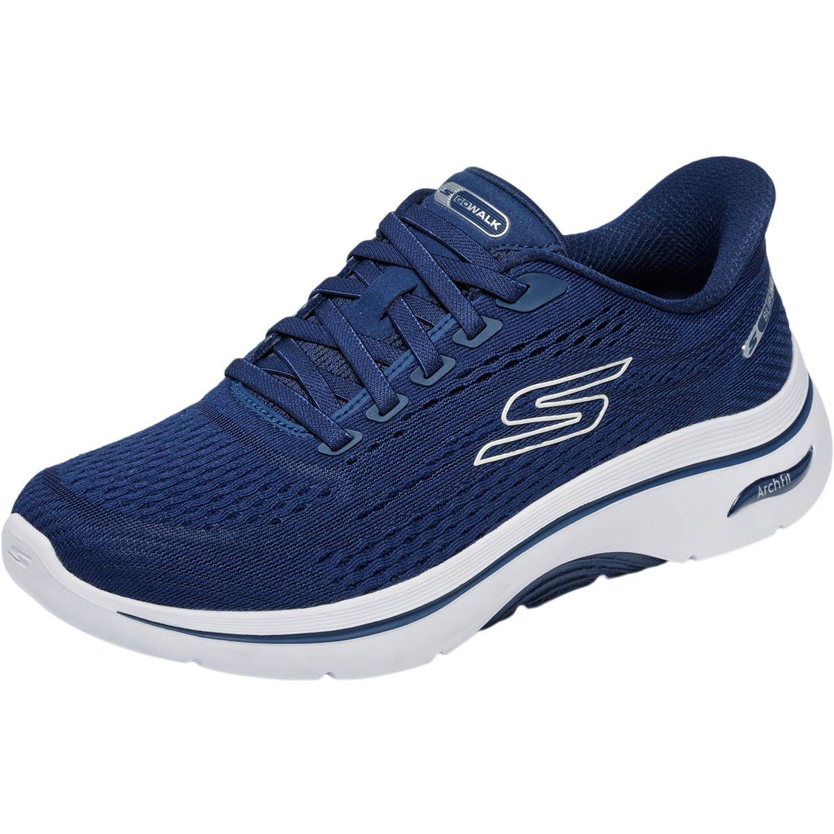 Skechers Go Walk Arch Fit 2.0 Slip-Ins Sneakers Dame NAVY WHITE