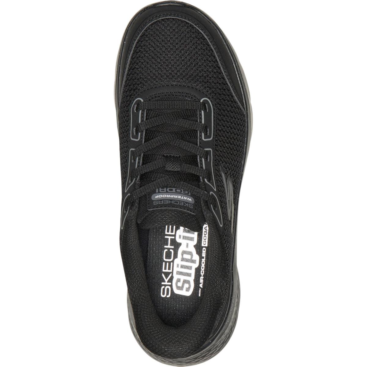 Skechers Go Walk Flex WP Slip-Ins Sneakers Dame BLACK