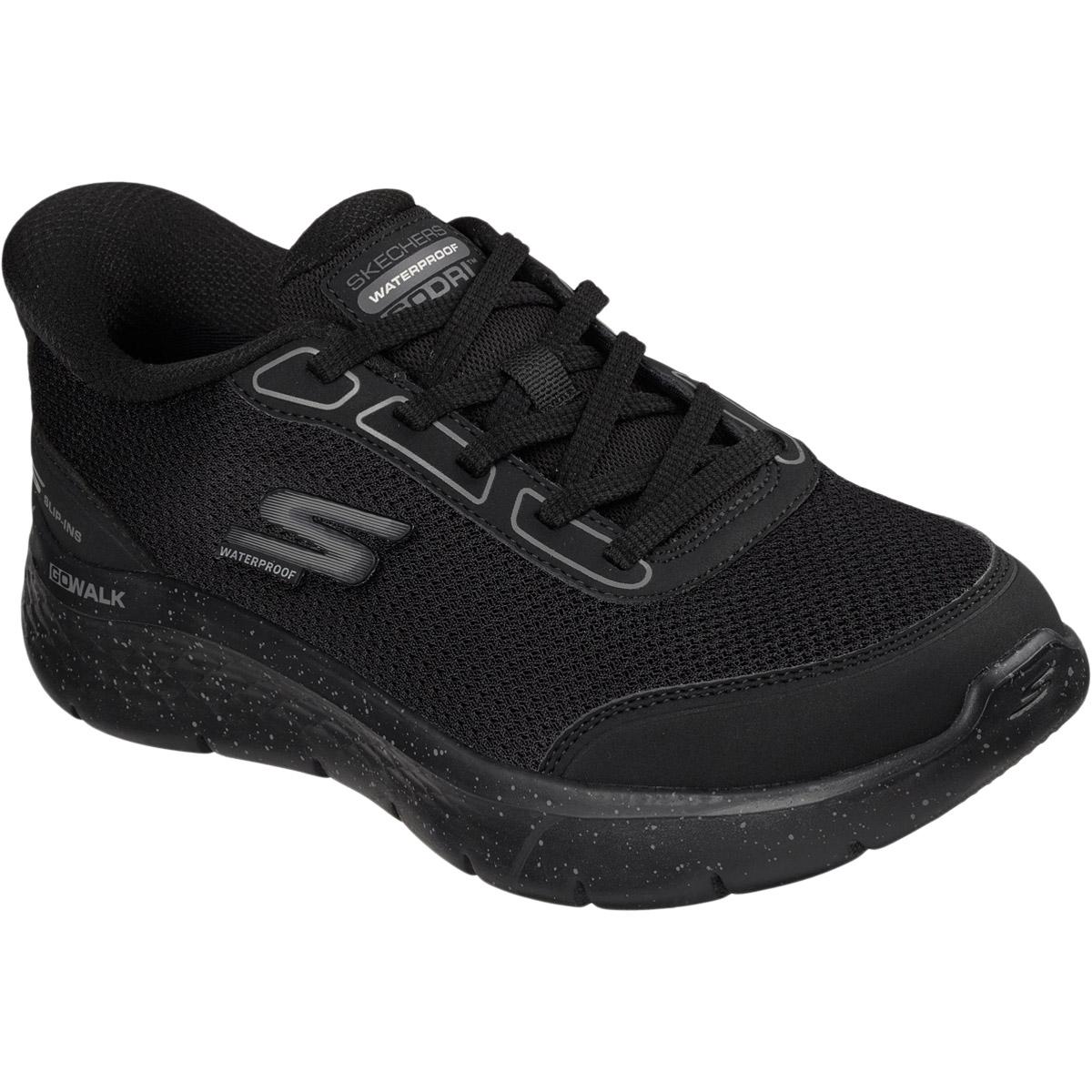Skechers Go Walk Flex WP Slip-Ins Sneakers Dame BLACK