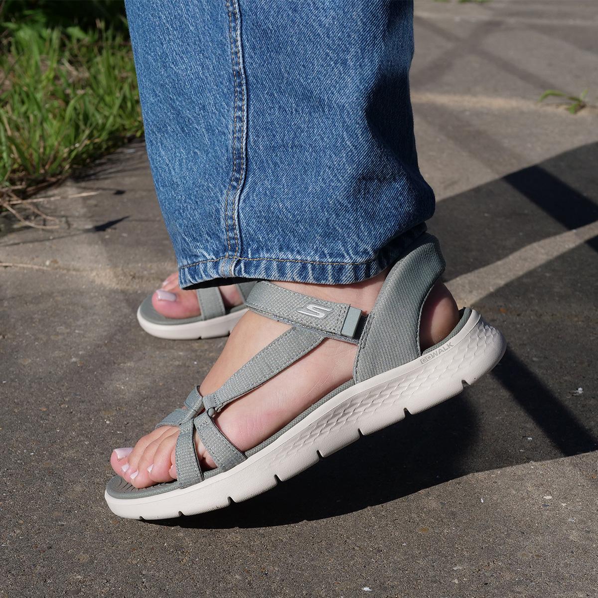 Skechers Go Walk Flex Slip-Ins Sandaler Dame Sage