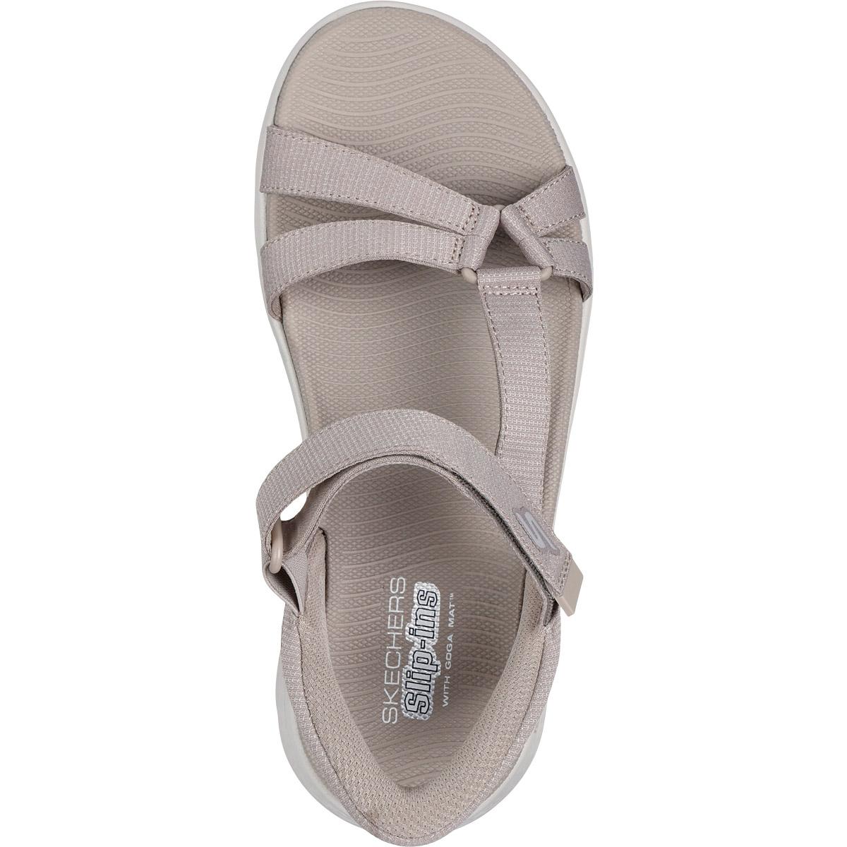 Skechers Go Walk Flex Slip-Ins Sandaler Dame TPE Taupe