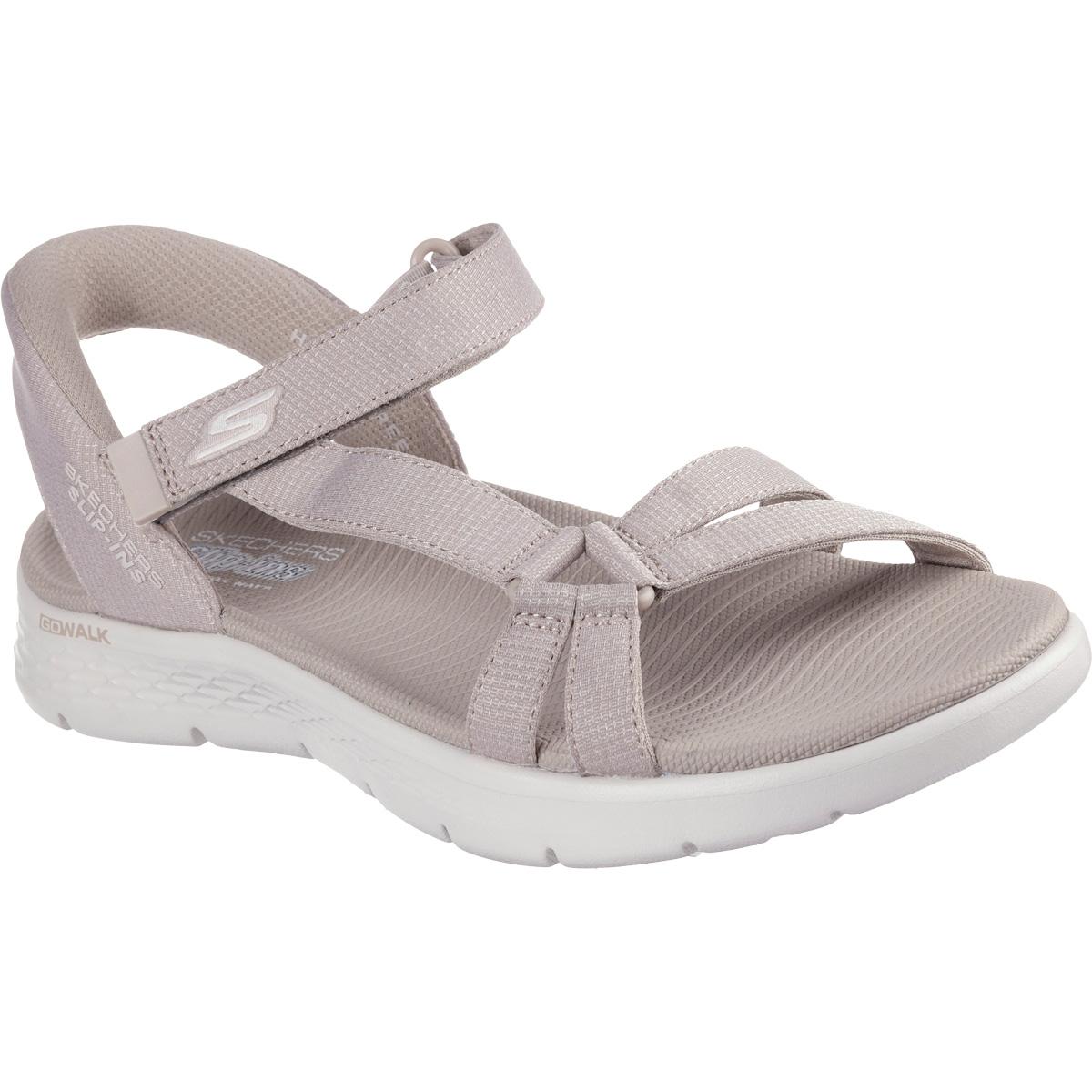 Skechers Go Walk Flex Slip-Ins Sandaler Dame TPE Taupe