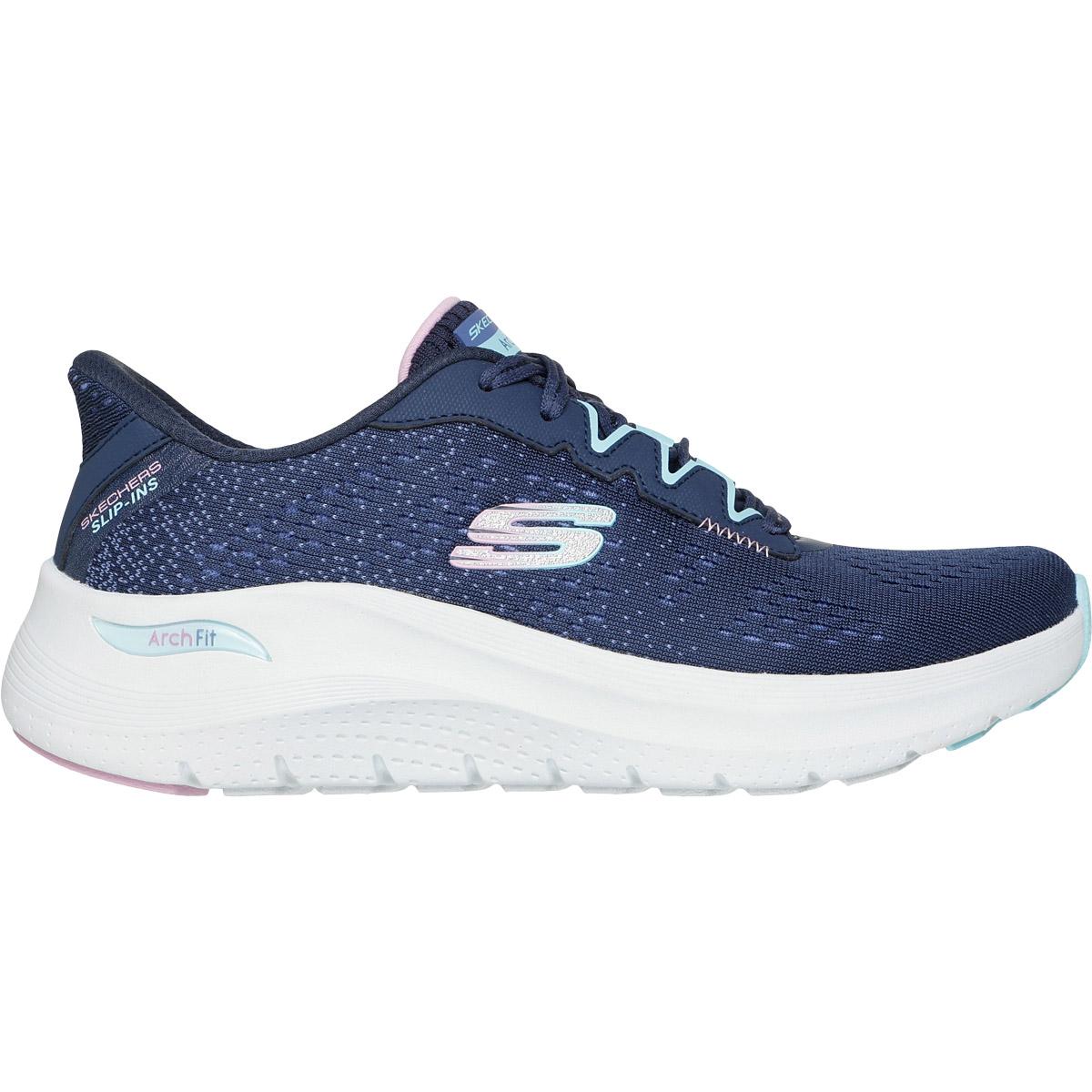 Skechers Arch Fit 2.0 Slip-Ins Sneakers Dame Navy
