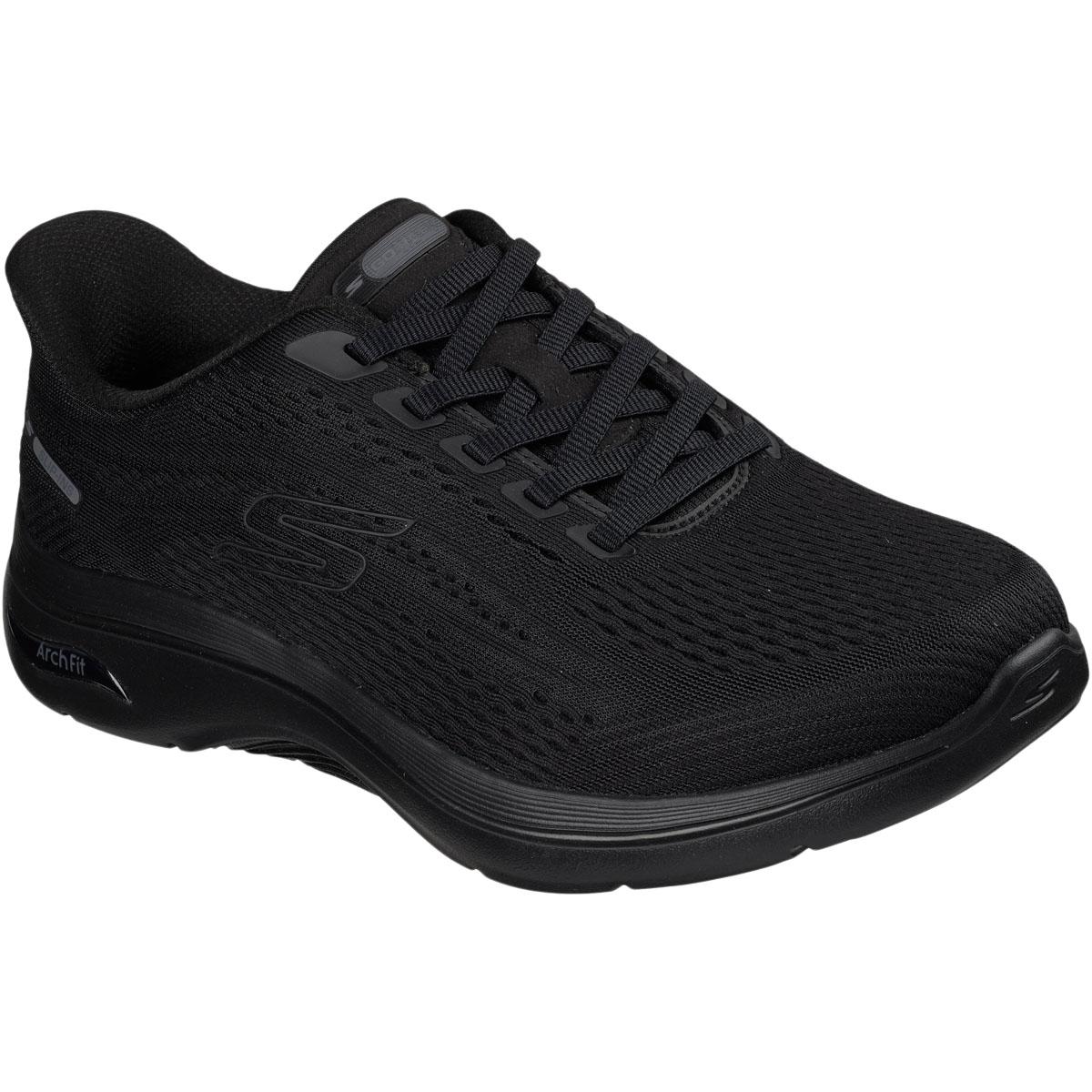 Skechers Go Walk Arch Fit 2.0 Slip-Ins Sneakers Herre BLACK